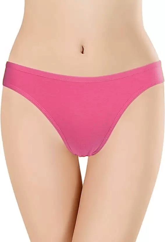     			Louis Craft Pack of 1 Cotton Lycra Thongs For Women ( Pink )