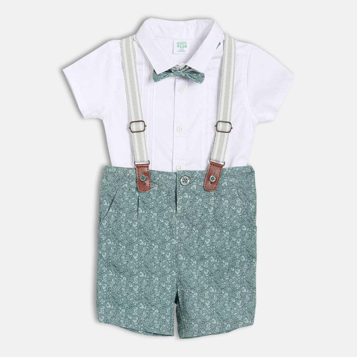     			MINI KLUB Pack of 1 Baby Boys Cotton Shirt & Shorts Set ( Multicolor 1 )