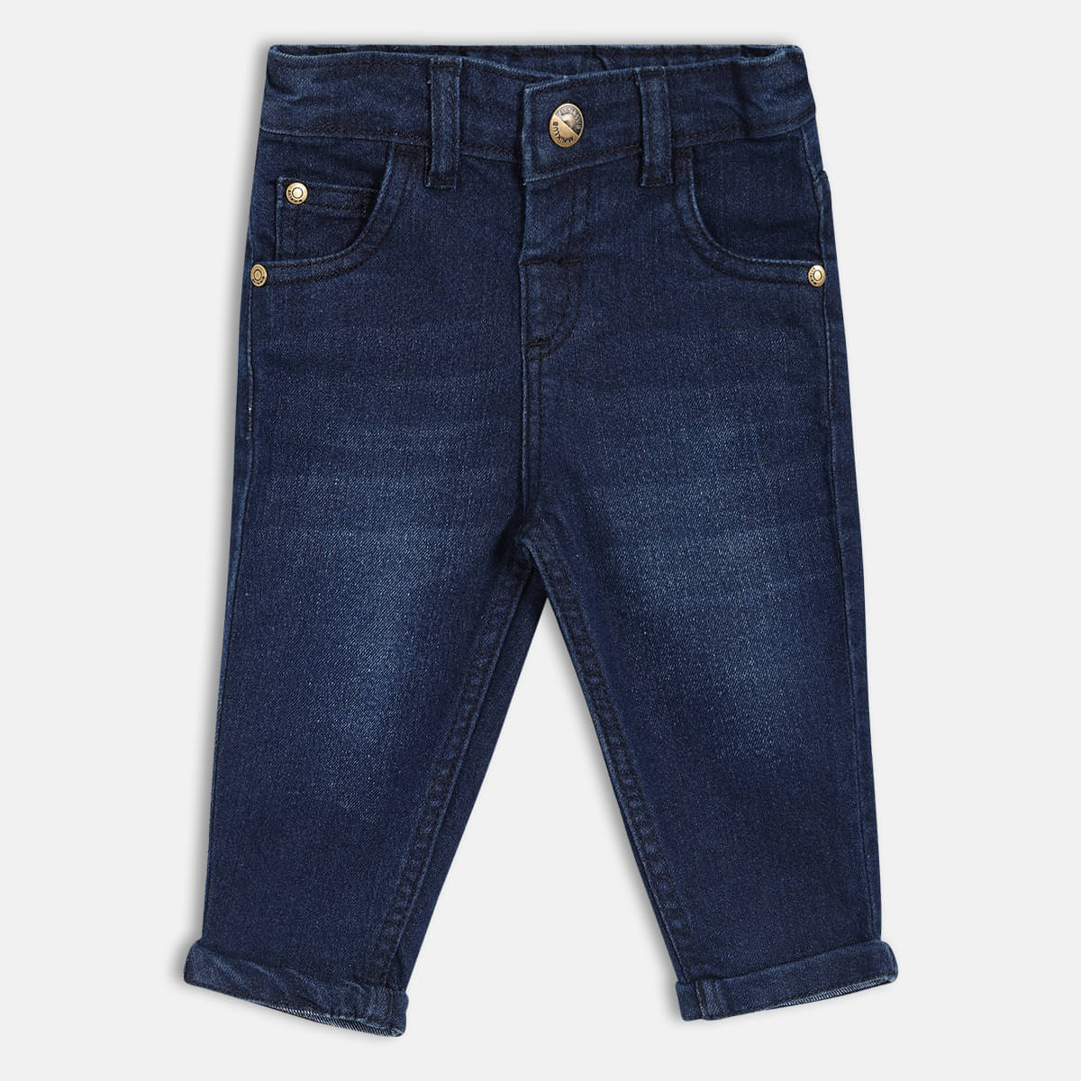     			MINI KLUB Pack of 1 Baby Boys Denim Jeans ( Navy )