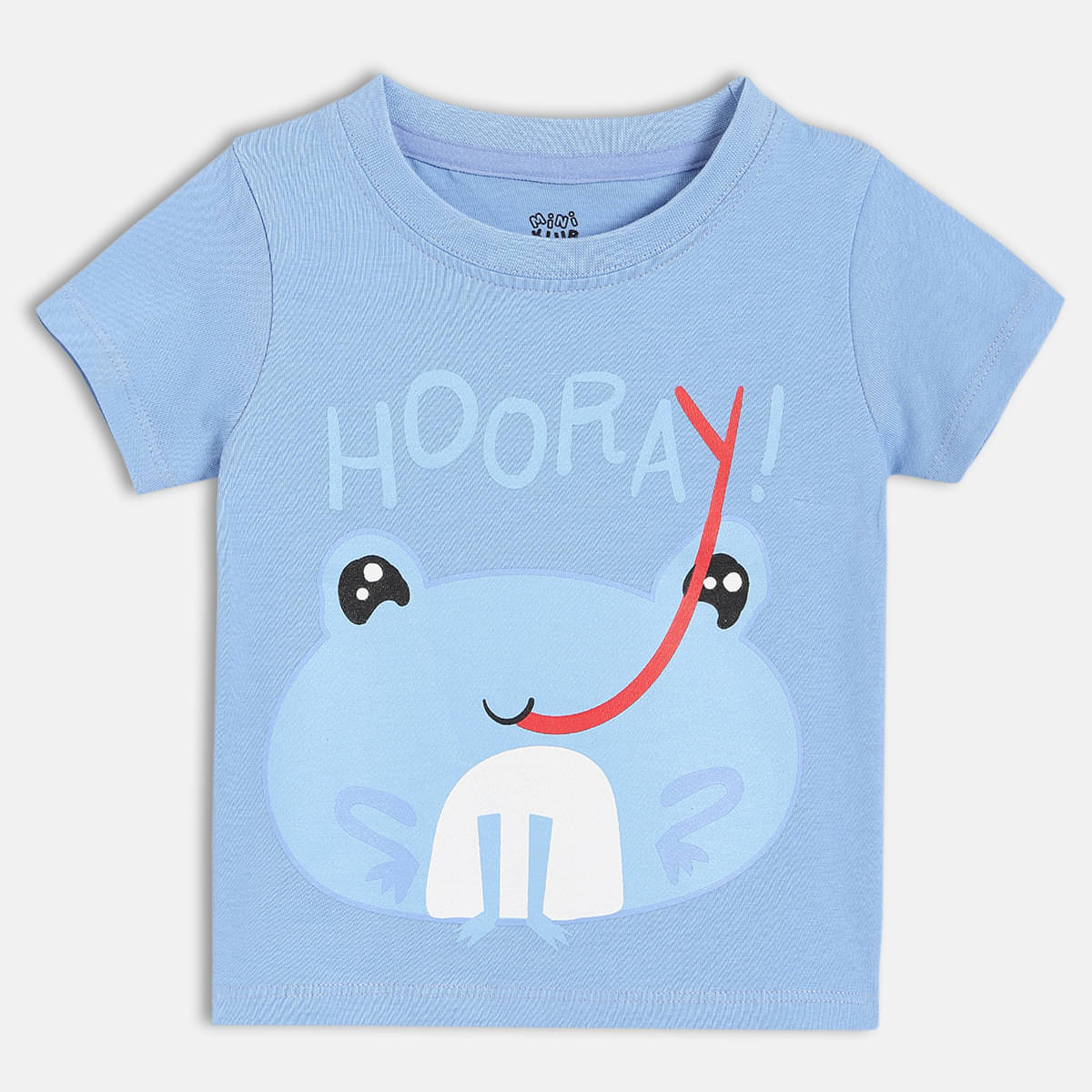     			MINI KLUB Pack of 1 Boys Cotton T-Shirt ( Blue )