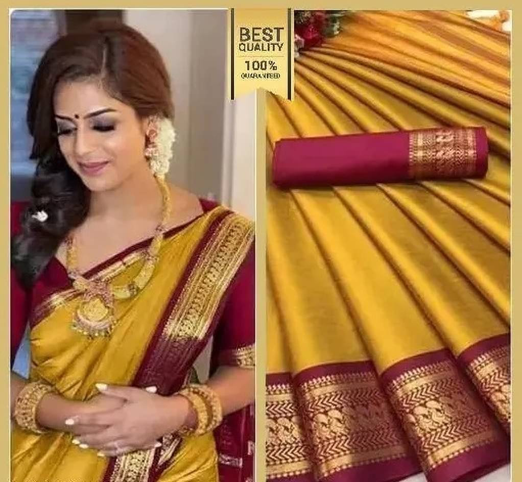     			octa apparel Jacquard Embroidered Saree With Unstitched Blouse Piece ( Multicolor )