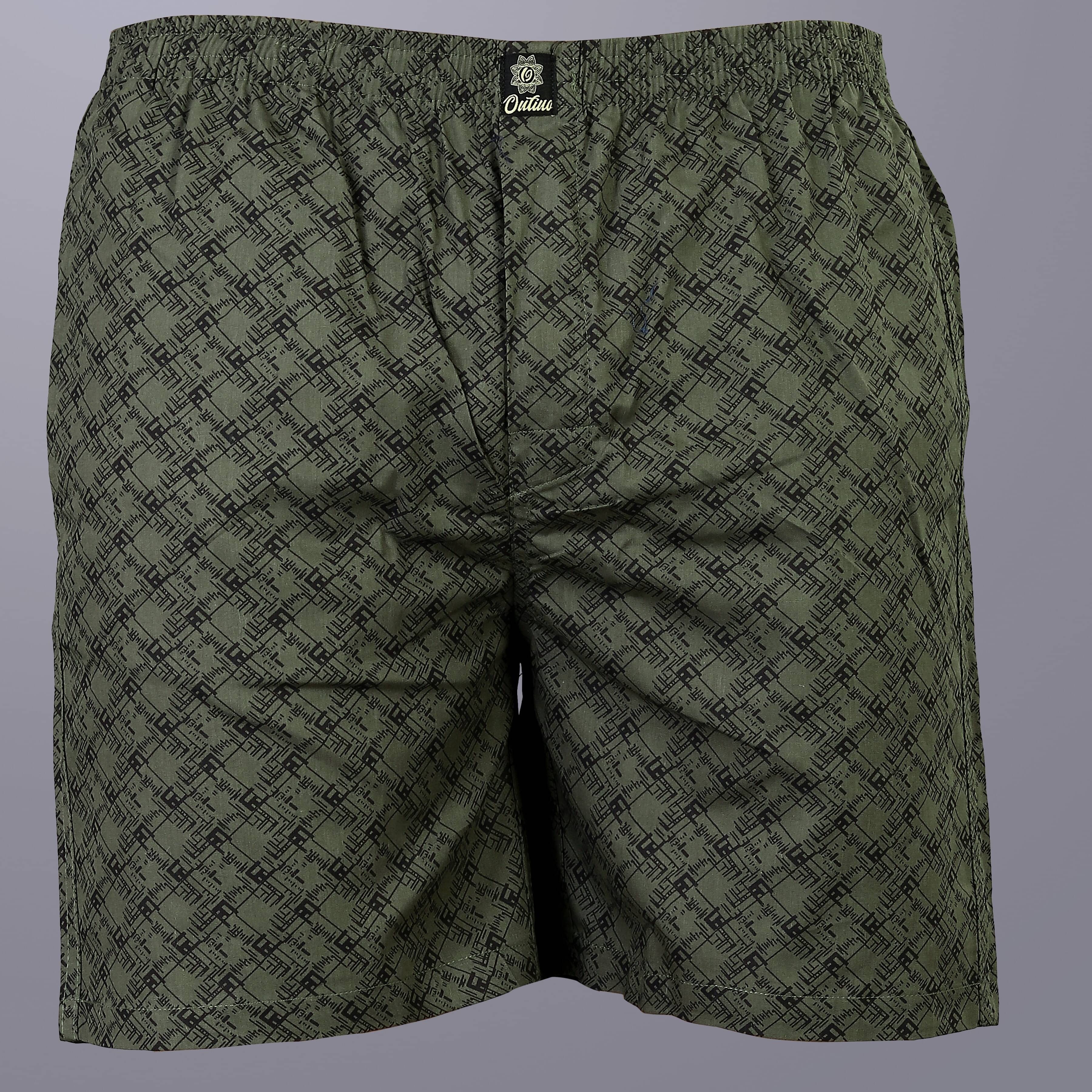     			octa apparel Pack of 1 Cotton Boxers For Men's ( Multicolor )