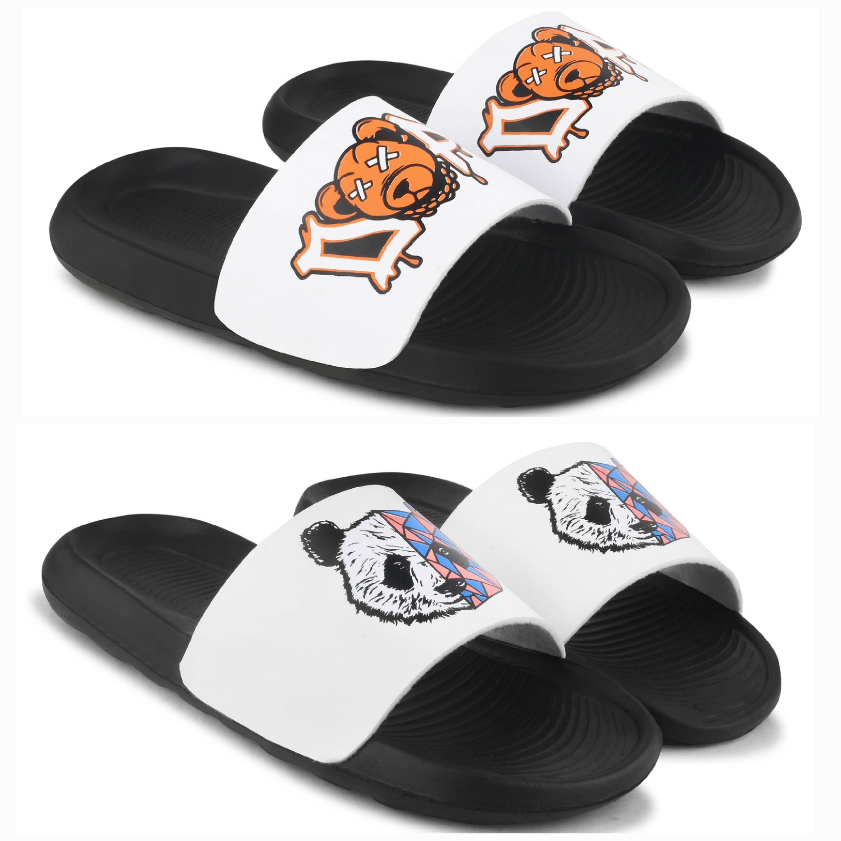     			PERY PAO Multi Color Men's Slide Flip Flop