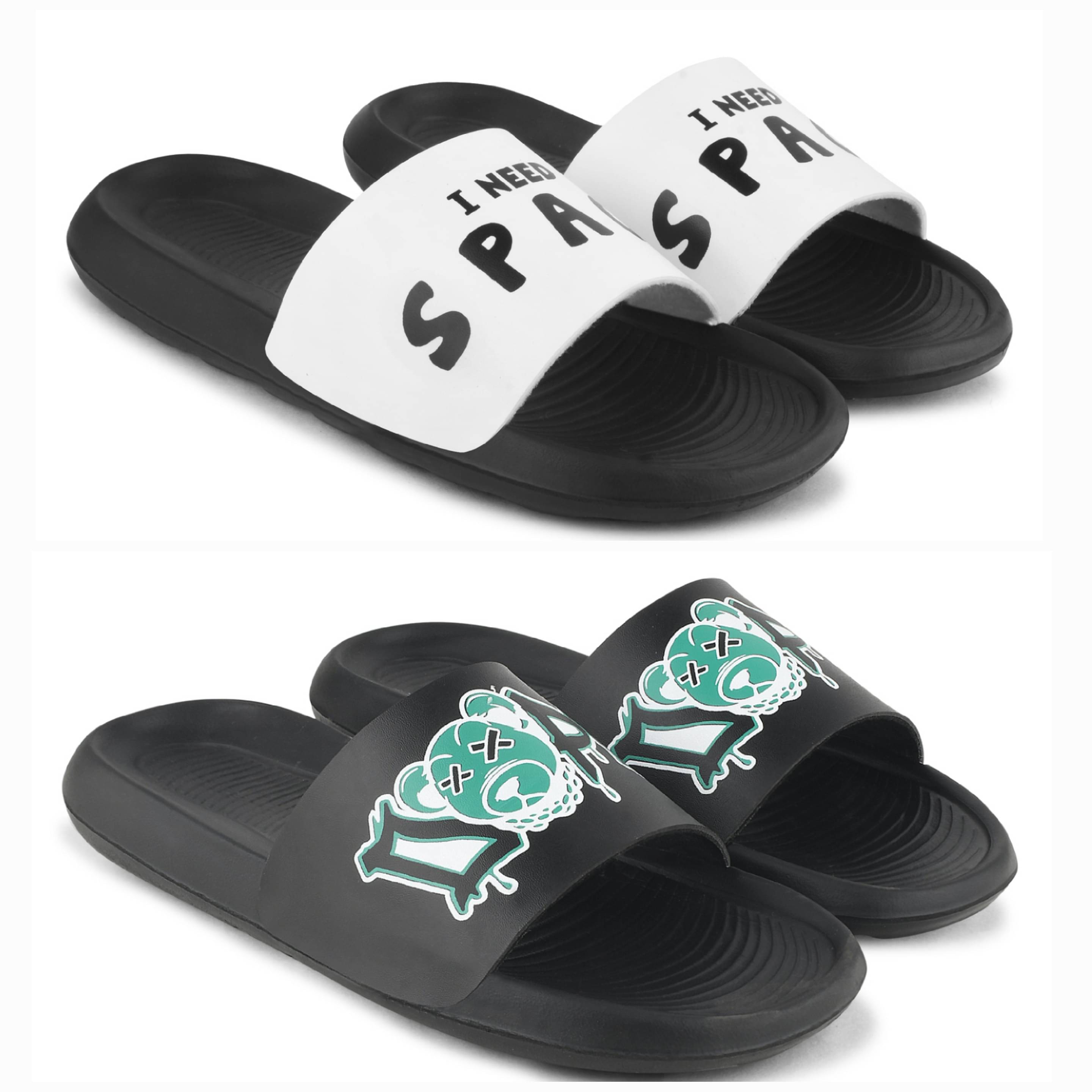     			PERY PAO Multi Color Men's Slide Flip Flop