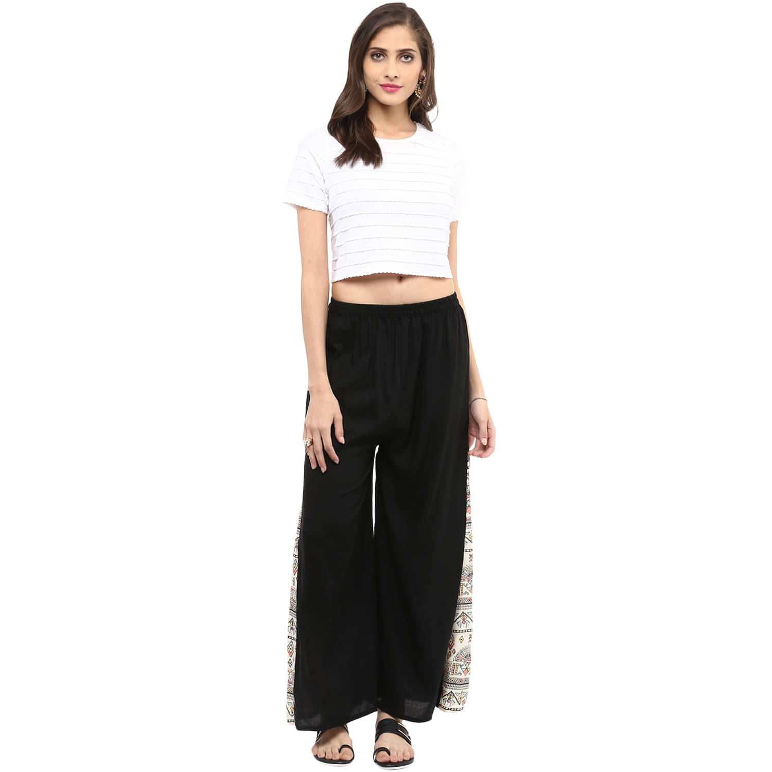 Pannkh - Multicolor Rayon Women's Palazzo ( Pack of 1 ) Pannkh - Multicolor Rayon Women's Palazzo ( Pack of 1 )