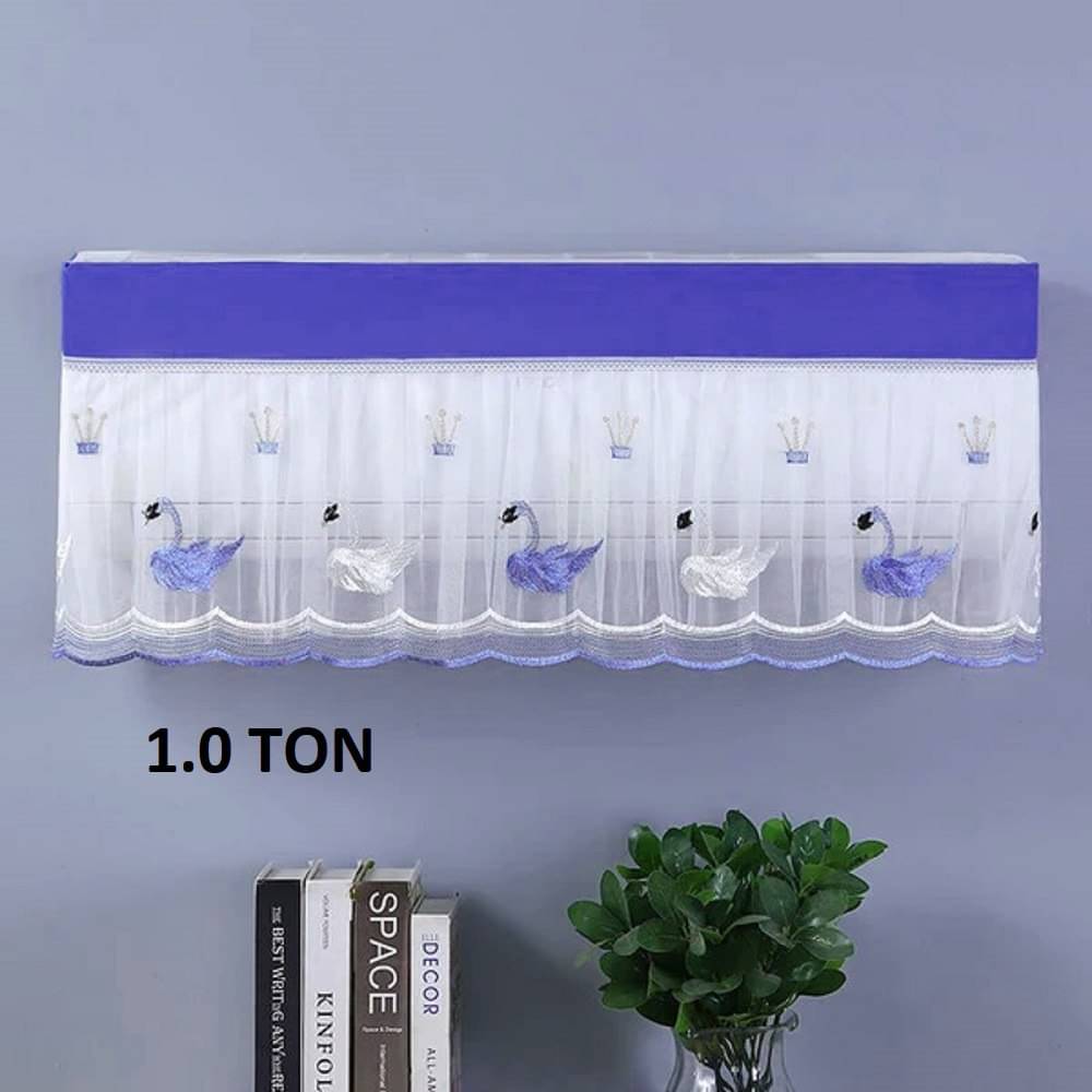 Sahaj Creation Single Poly-Cotton Blue AC Cover for 1 Ton Split AC Sahaj Creation Single Poly-Cotton Blue AC Cover for 1 Ton Split AC