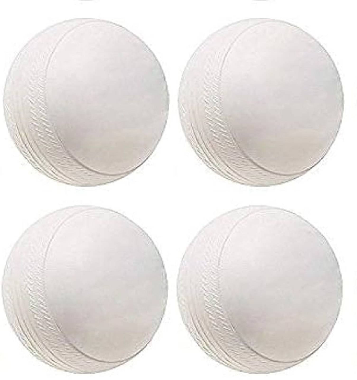     			Shopeleven White Plastic Cricket Ball ( Pack of 4 )