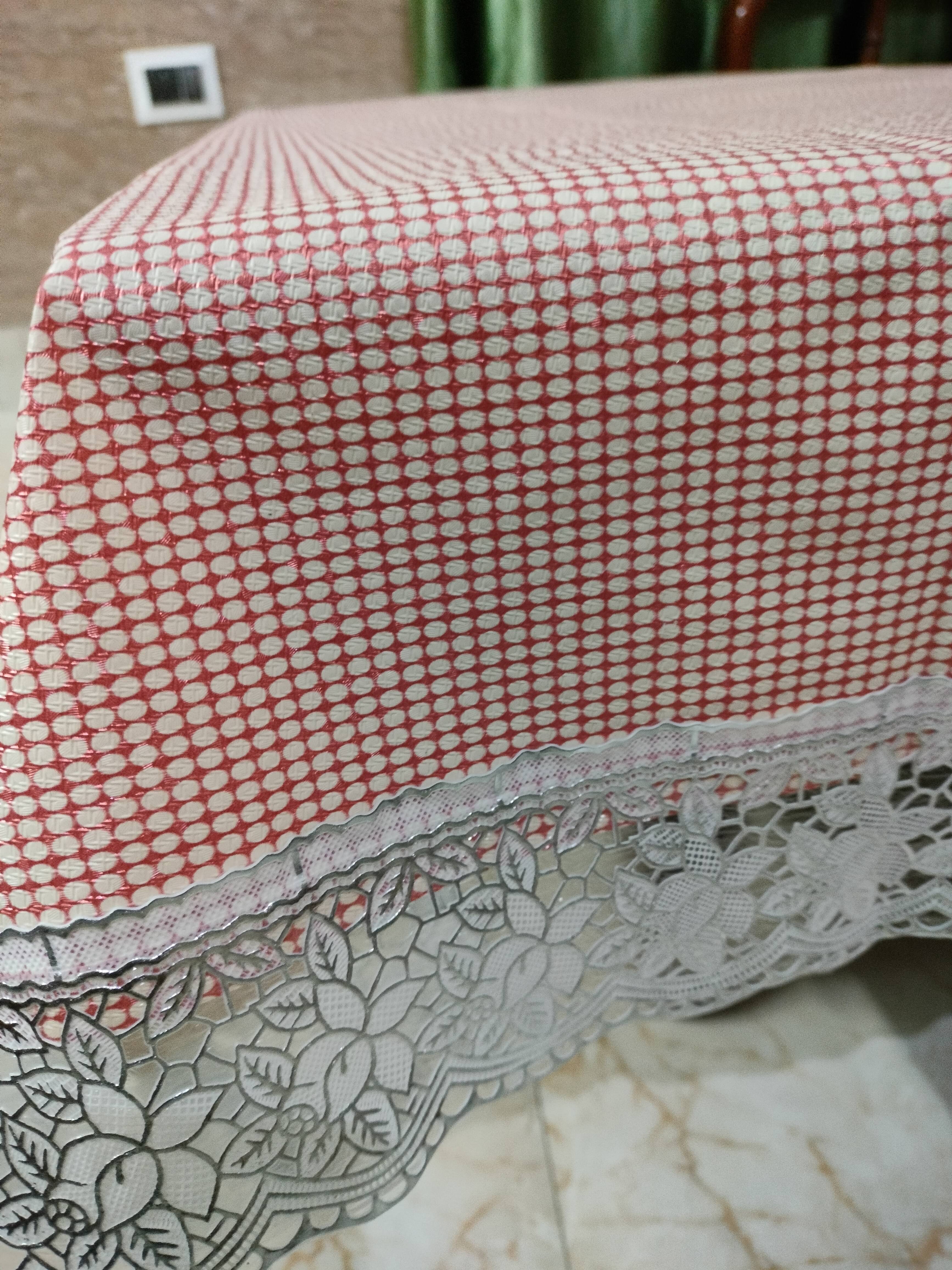 mopak decor Printed Polyester 2 Seater Square Table Cover ( 152 x 102 ) cm Pack of 1 Pink mopak decor Printed Polyester 2 Seater Square Table Cover ( 152 x 102 ) cm Pack of 1 Pink