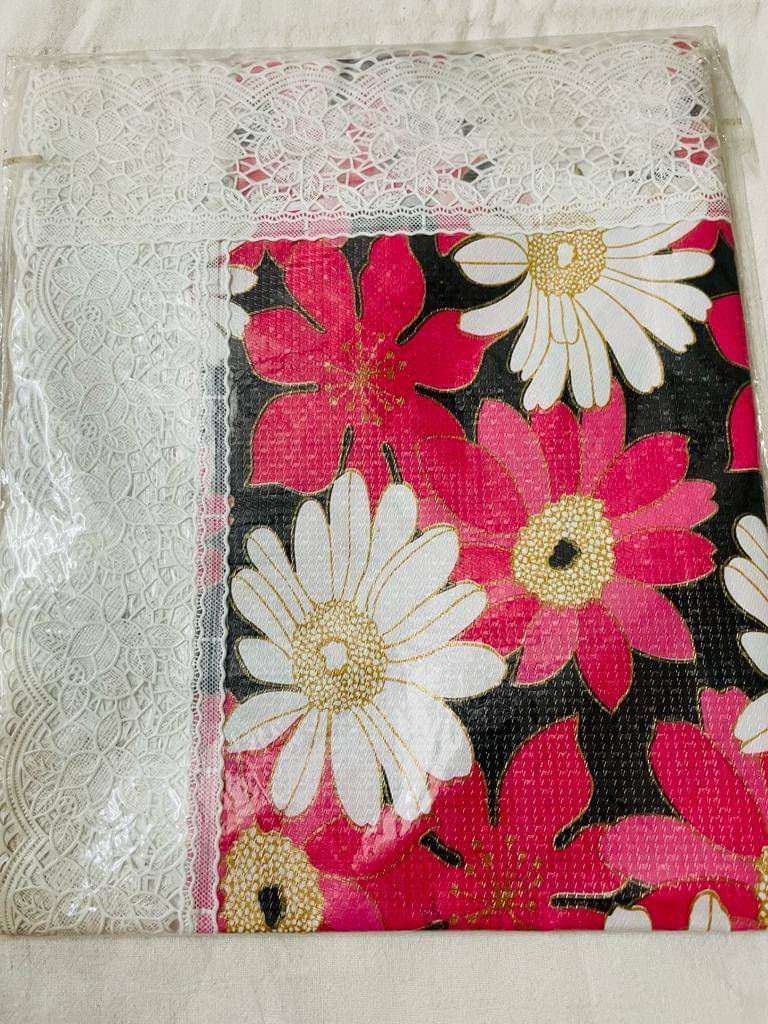 mopak decor Printed Polyester 4 Seater Square Table Cover ( 152 x 102 ) cm Pack of 1 Red mopak decor Printed Polyester 4 Seater Square Table Cover ( 152 x 102 ) cm Pack of 1 Red