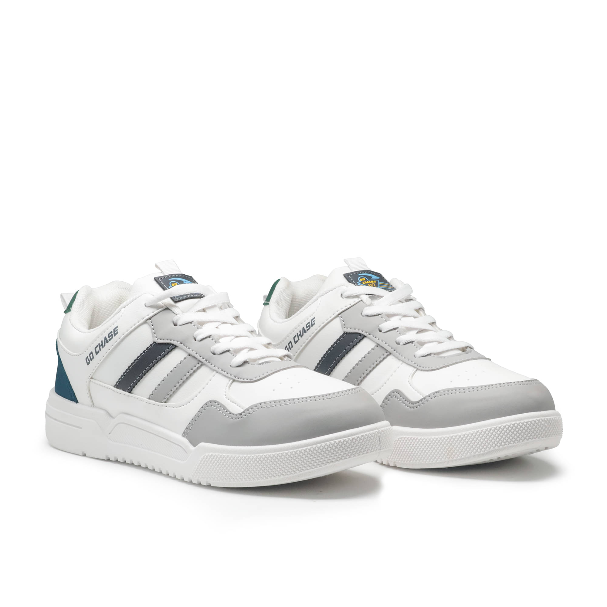     			ASIAN CRUZER-01 Light Grey Men's Sneakers
