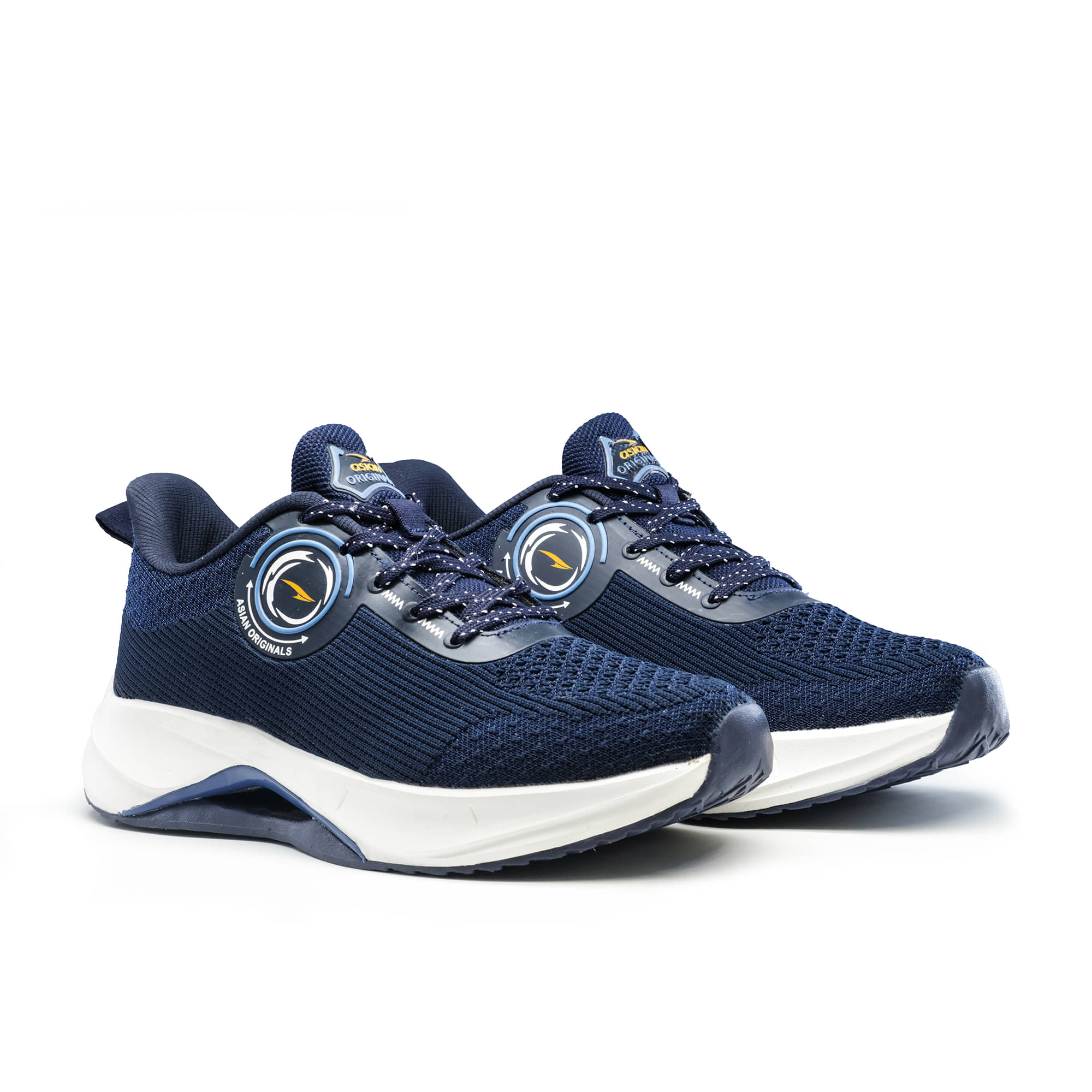     			ASIAN POWERPLAY-21 Navy Men's Sports Running Shoes