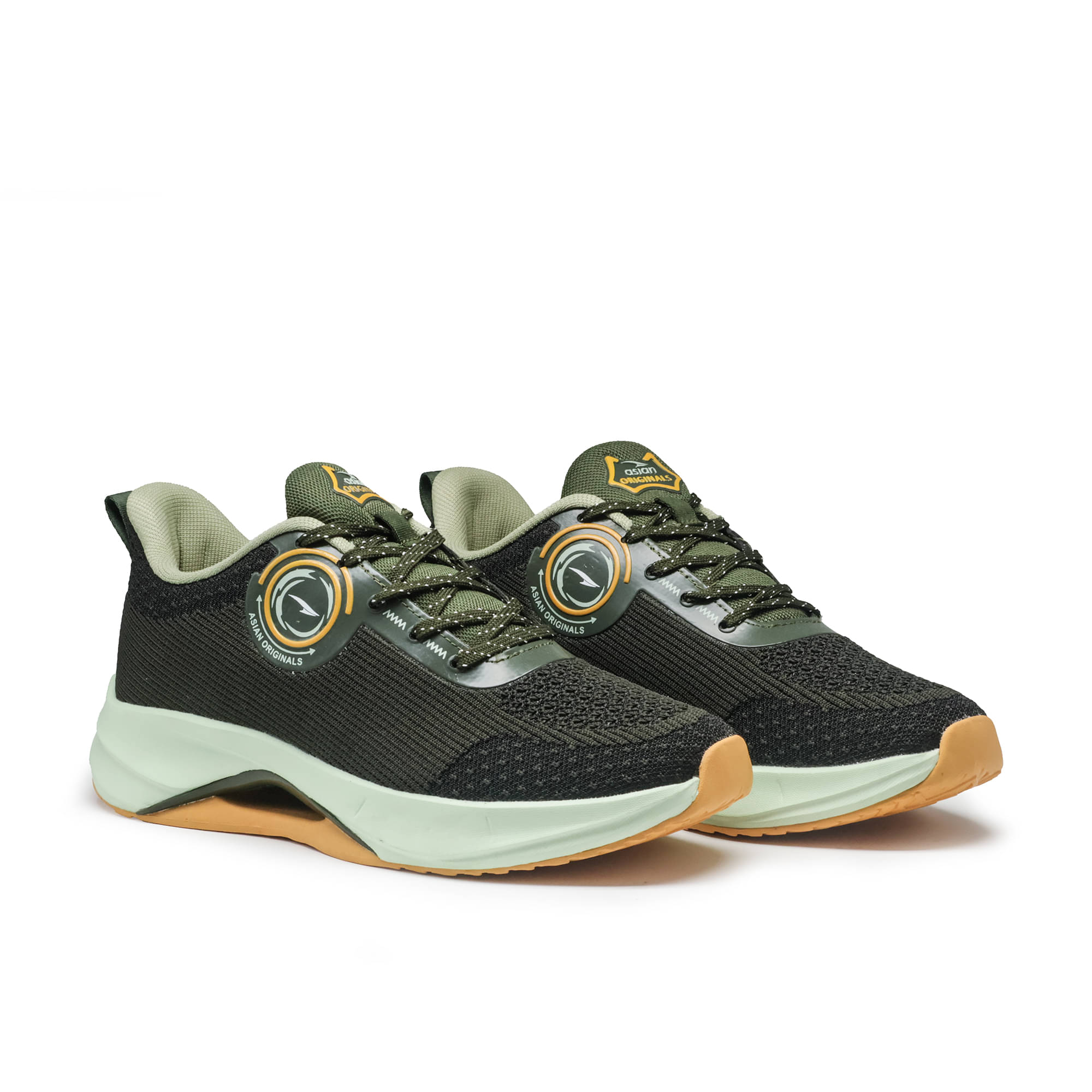     			ASIAN POWERPLAY-21 Olive Men's Sports Running Shoes