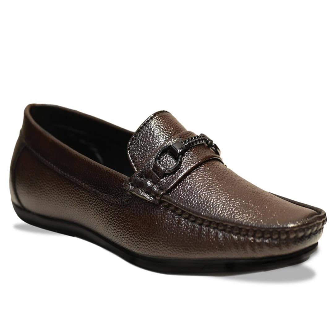     			ATERNA Brown Men's Slip on