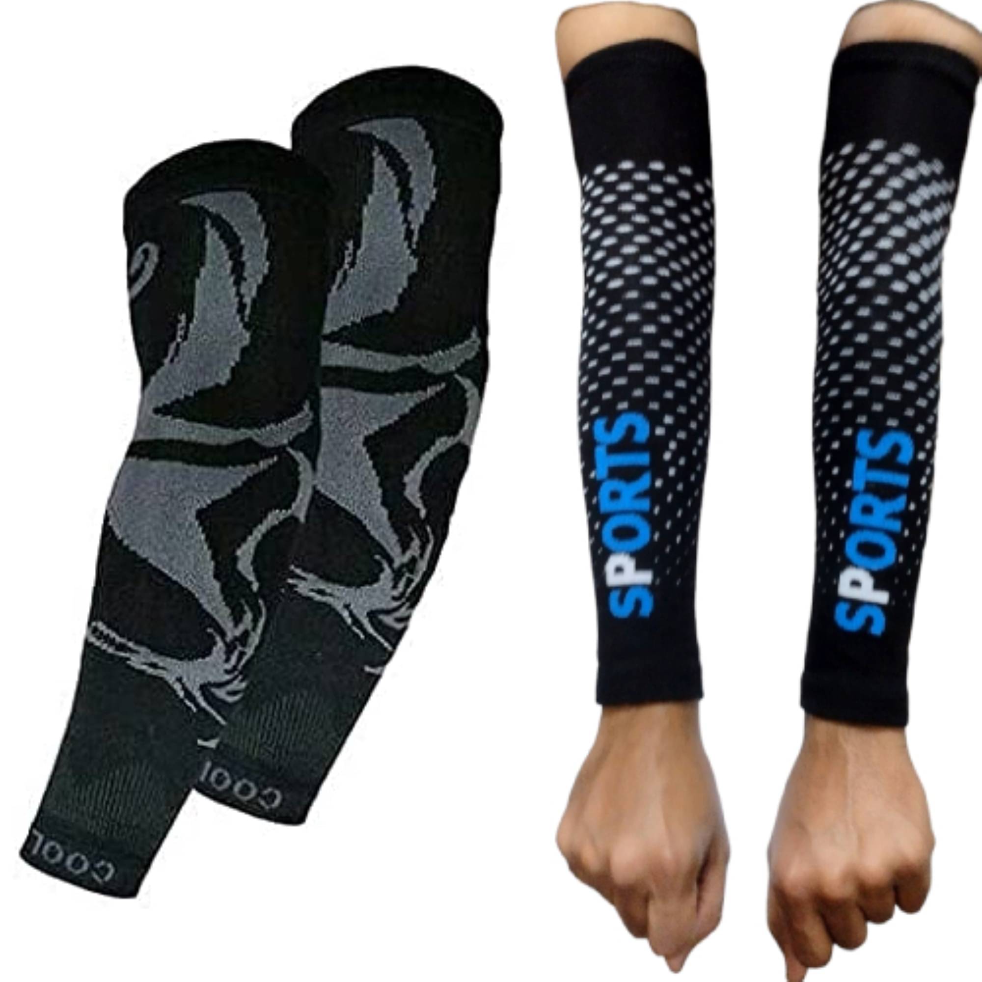Benicia Multicolor Printed Riding Sleeves ( Set of 2 ) Benicia Multicolor Printed Riding Sleeves ( Set of 2 )