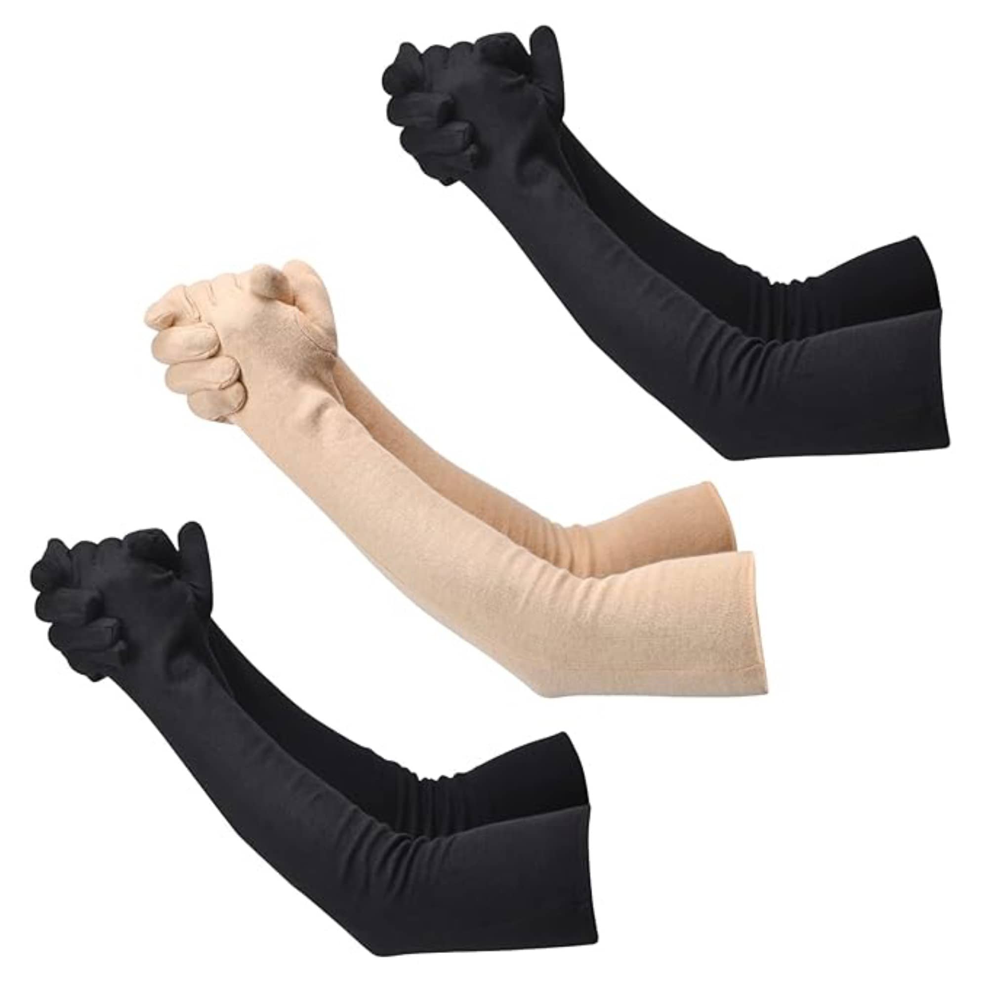 Benicia Multicolor Solid Riding Sleeves ( Set of 3 )