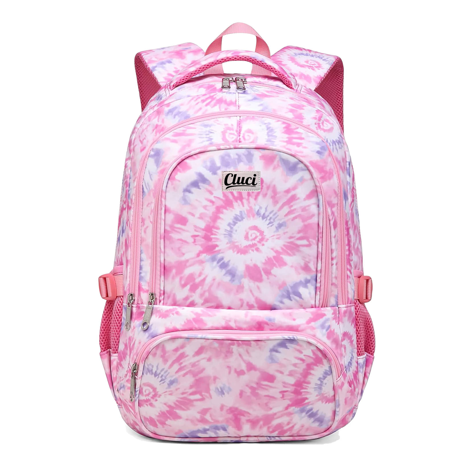 CLUCI Pink Polyester Backpack For Kids CLUCI Pink Polyester Backpack For Kids