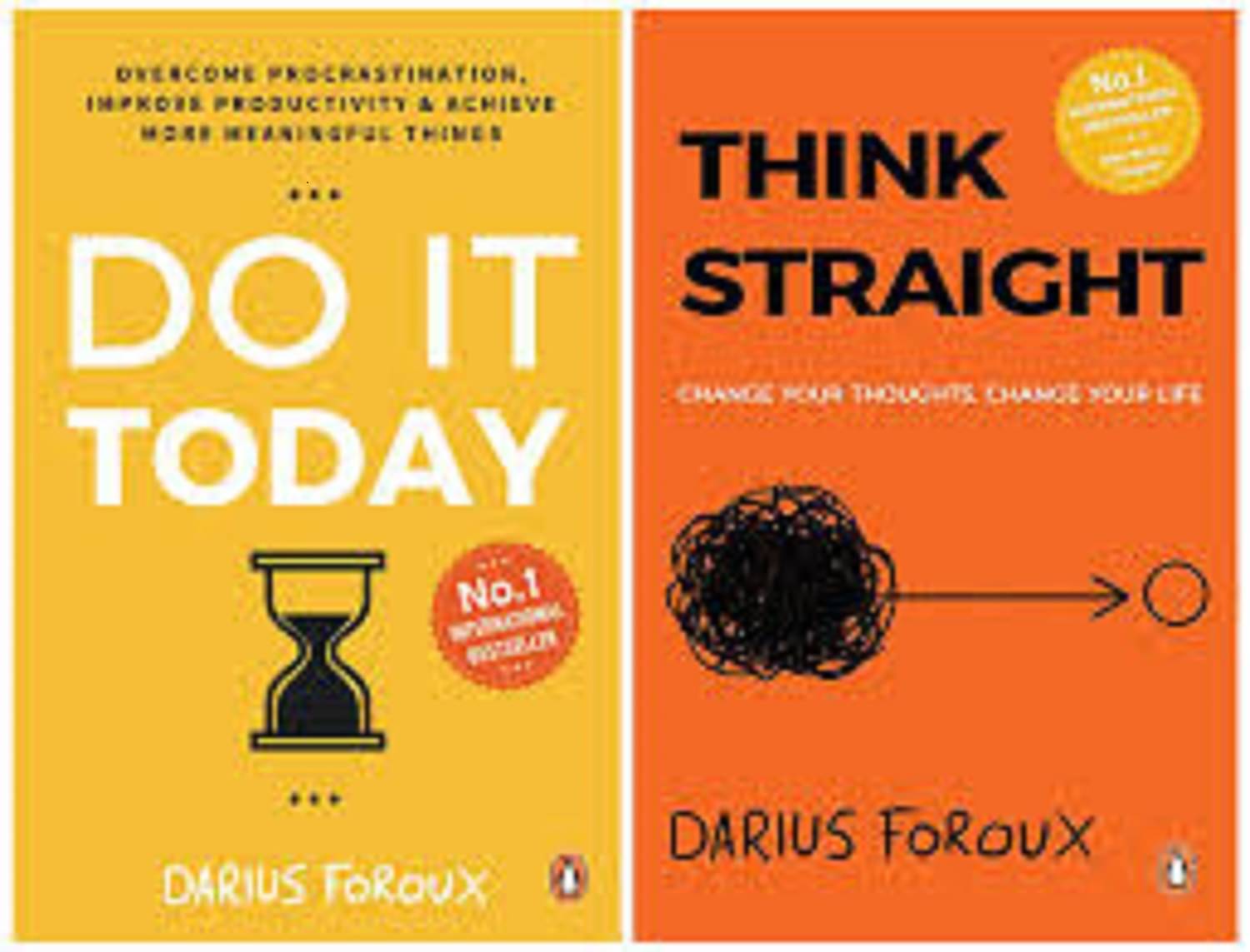     			Combo Of 2 Books  Think Straight & Do It Today Paperback English Best Seller