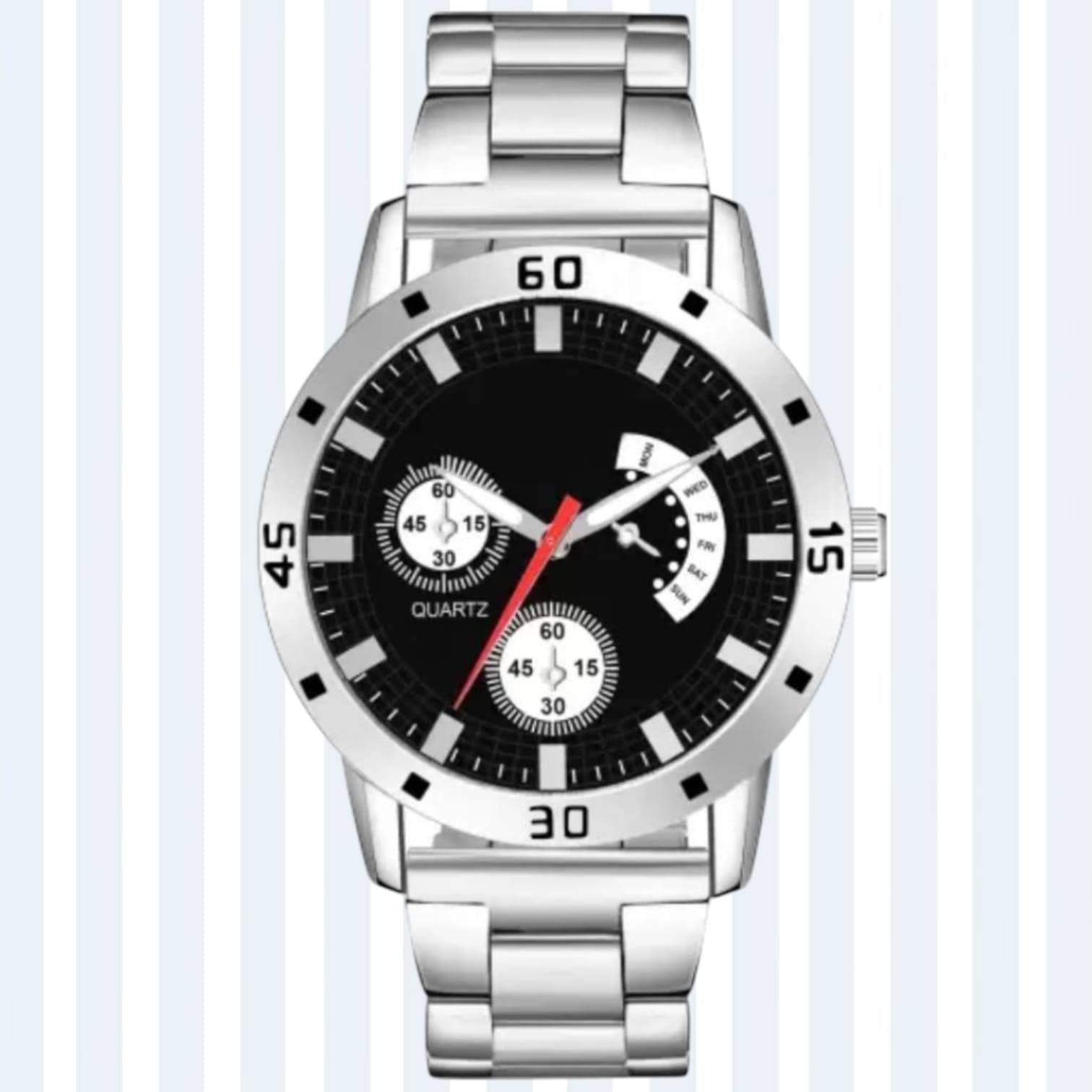     			DECLASSE Silver Metal Analog Men's Watch
