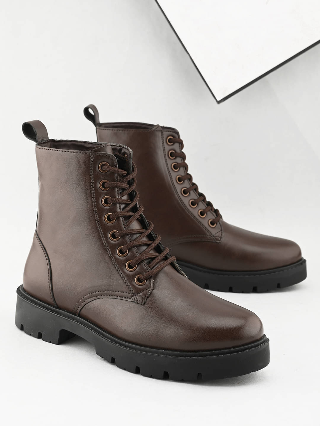     			Fentacia Brown Women's Ankle Length Boots