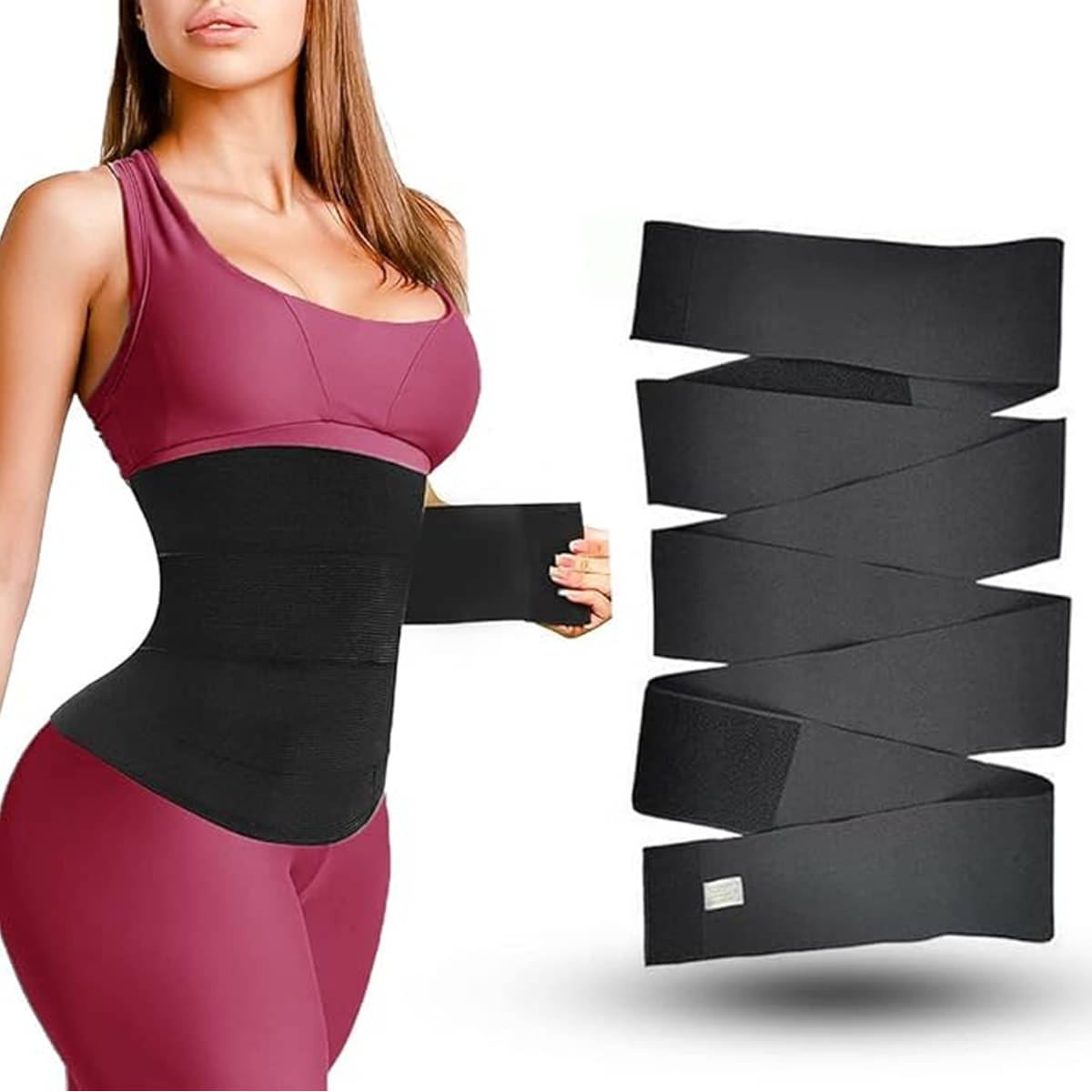 GEEO Pack of 1 Nylon Women's Waist Cincher ( Black ) GEEO Pack of 1 Nylon Women's Waist Cincher ( Black )