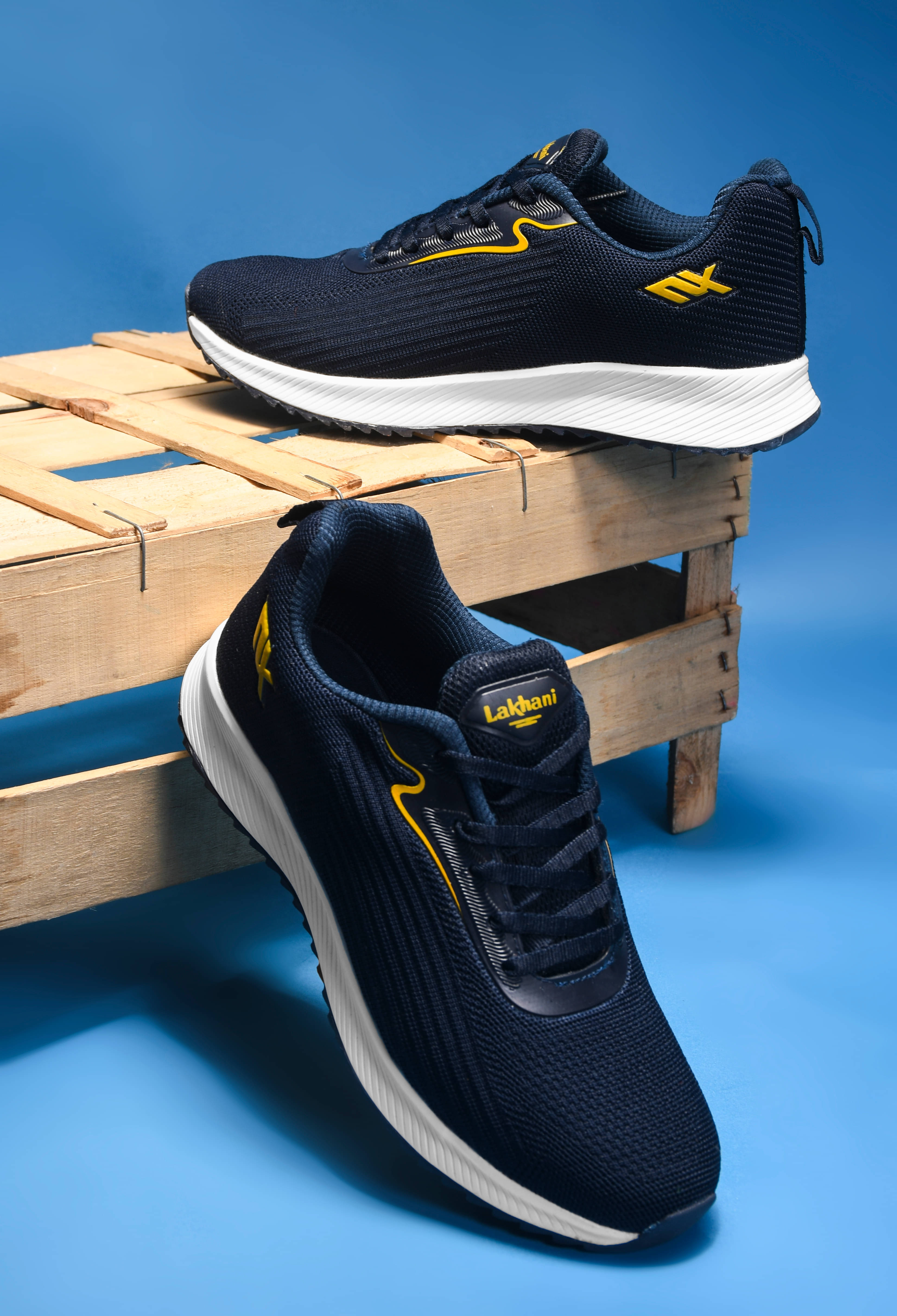 Lakhani Aashirwad Kick-13 Navy Men's Sports Running Shoes Lakhani Aashirwad Kick-13 Navy Men's Sports Running Shoes