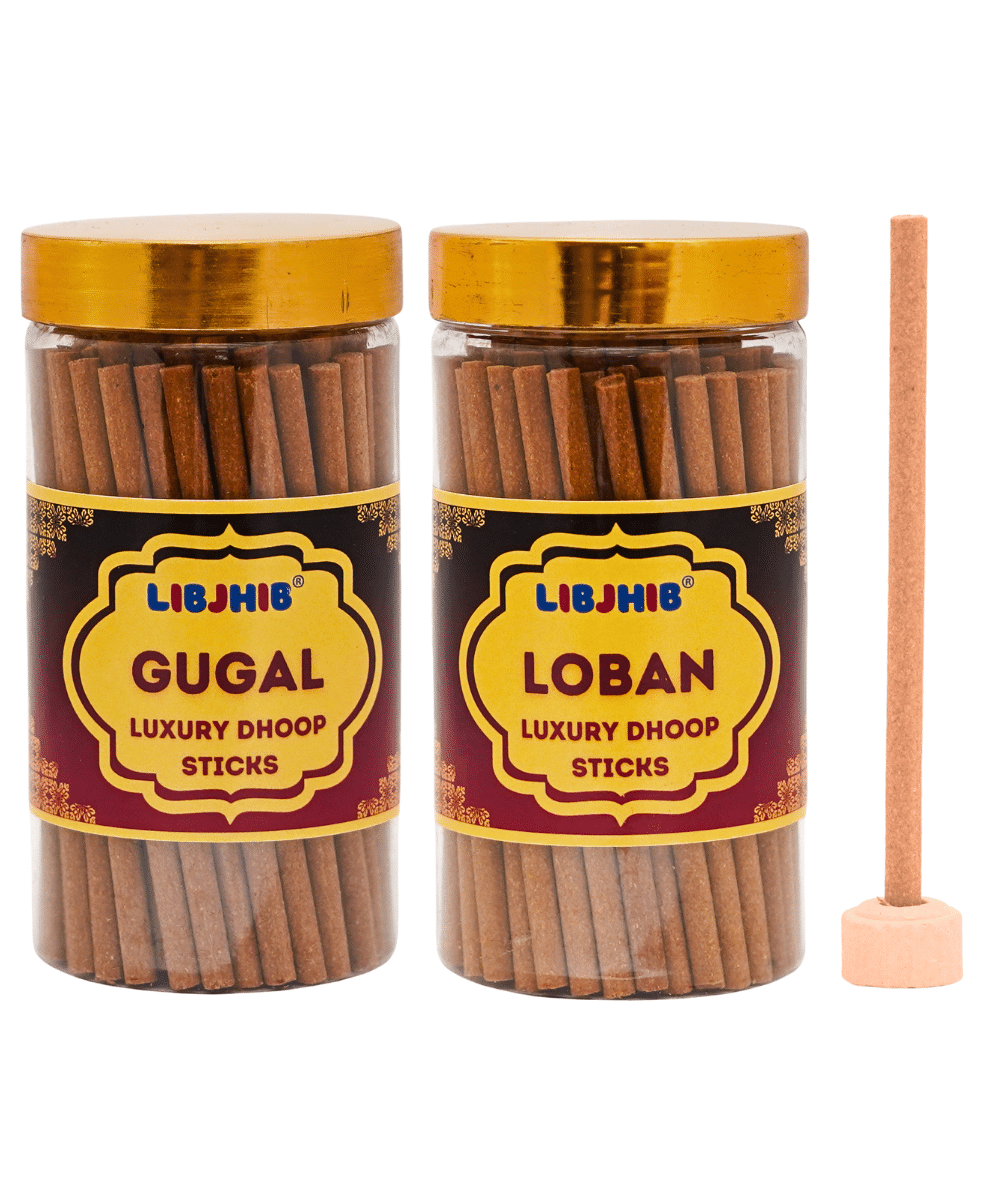 Libjhib Incense Dhoop Sticks Guggal,Loban 120 gm ( Pack of 2 ) Libjhib Incense Dhoop Sticks Guggal,Loban 120 gm ( Pack of 2 )