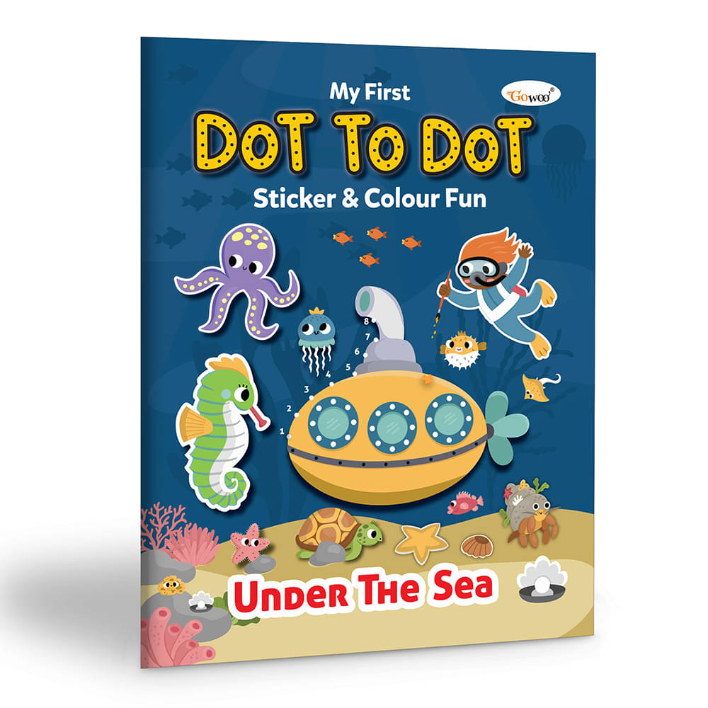     			My first Dot to Dot Sticker & Colour Fun - Under the Sea book : Kids Sticker and Coloring Book, Children’s Coloring Book, Sticker Coloring Book, Educational Fun Coloring Book