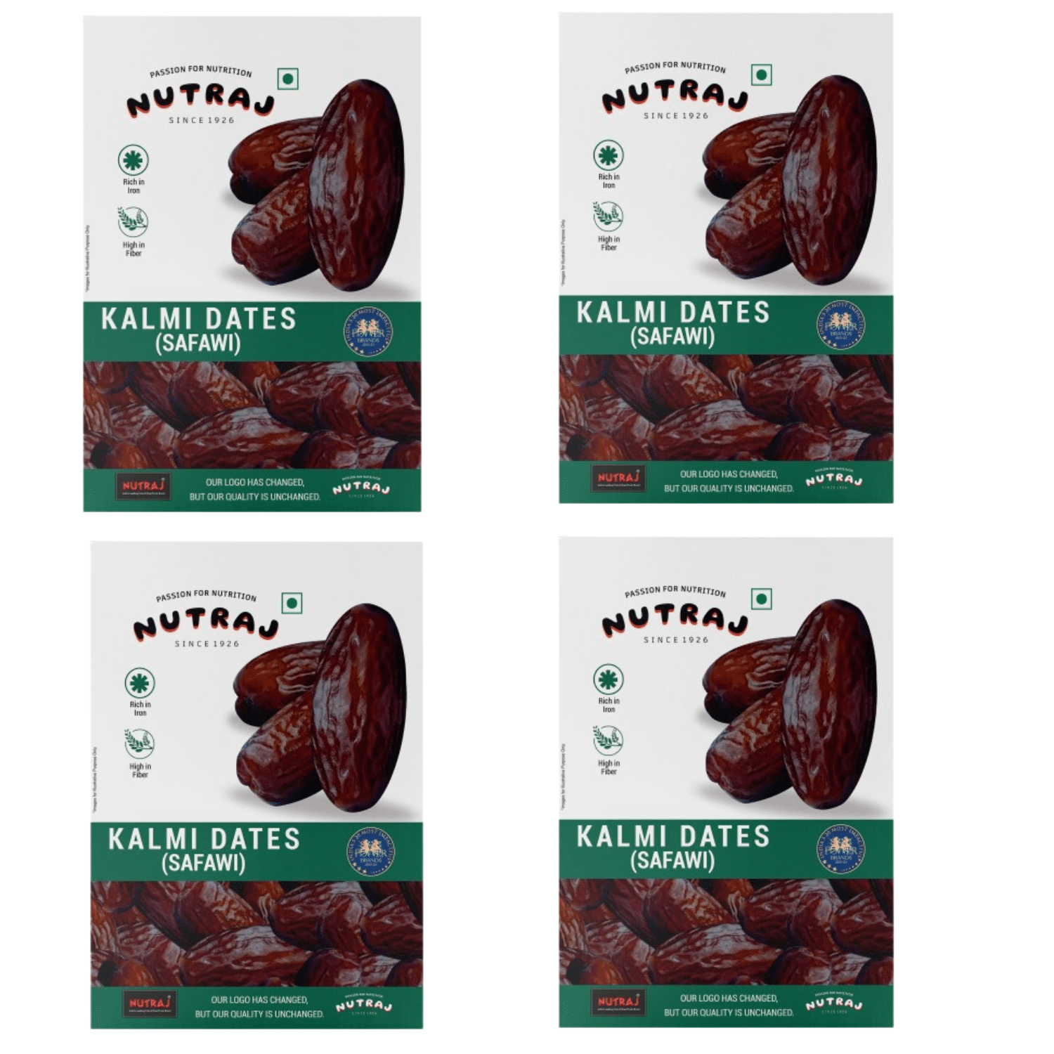     			Nutraj Kalmi Dates 2 Kg (500g x 4), Dry Fruit Khajur, Kalmi Khajoor)