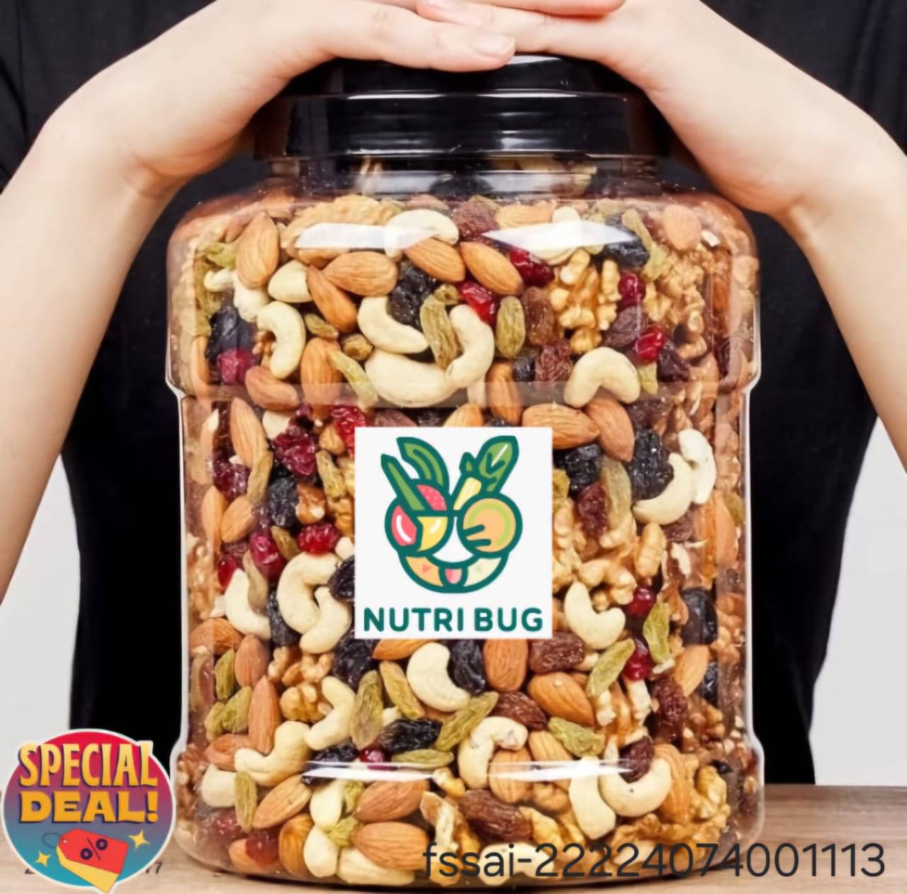     			Nutri bug Mixed Nuts 250gm