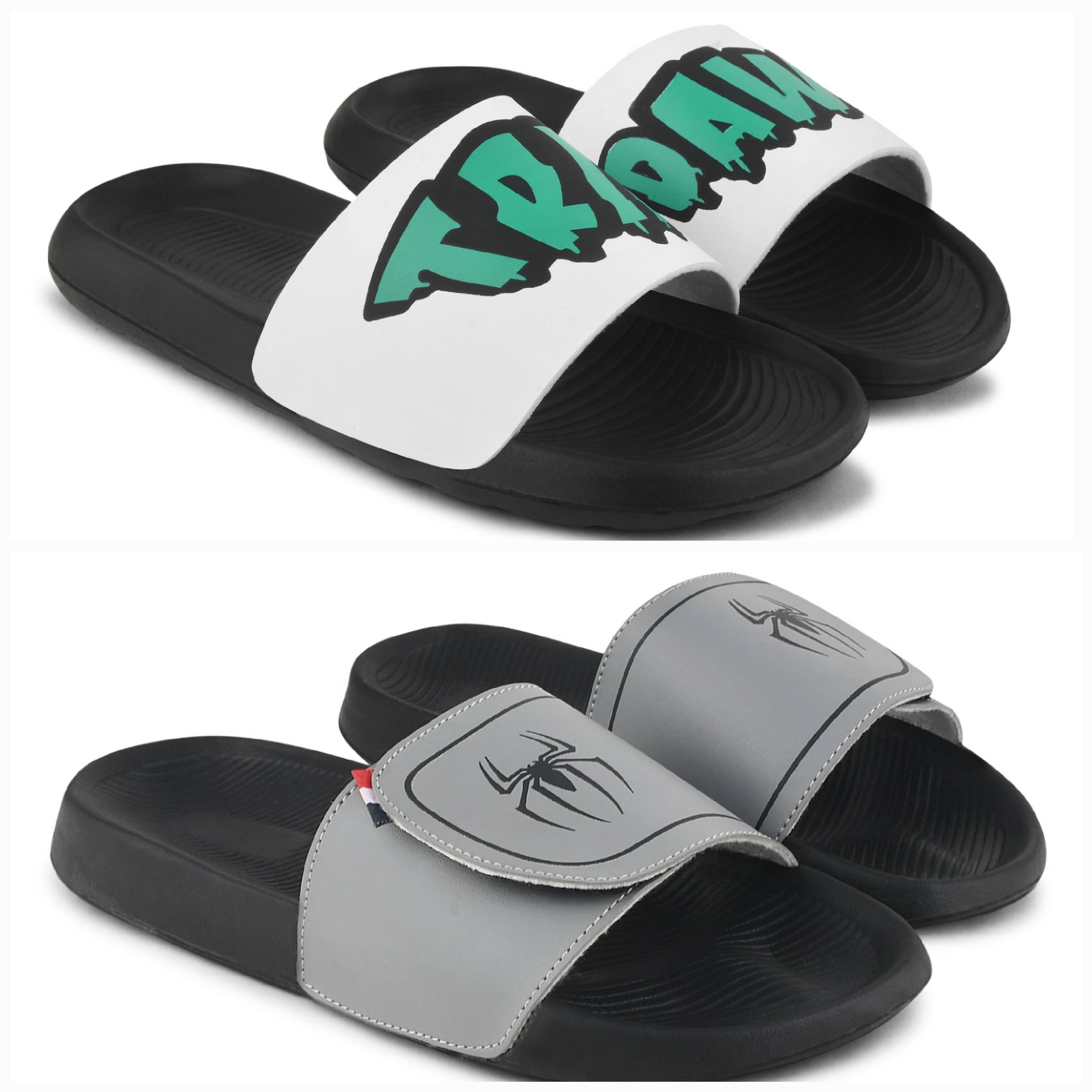     			PERY PAO Multi Color Men's Combo Slipper