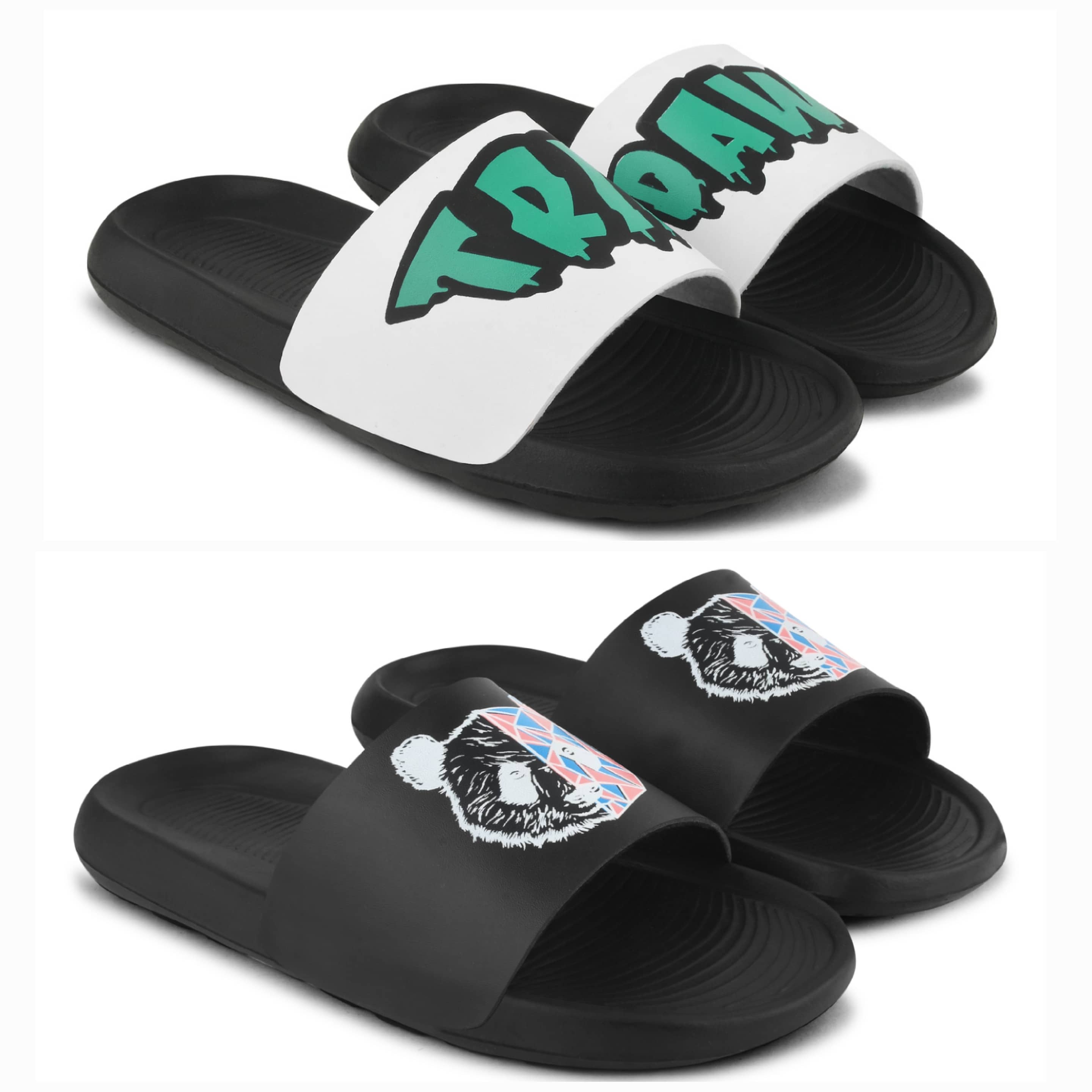 PERY PAO Multi Color Men's Combo Slipper