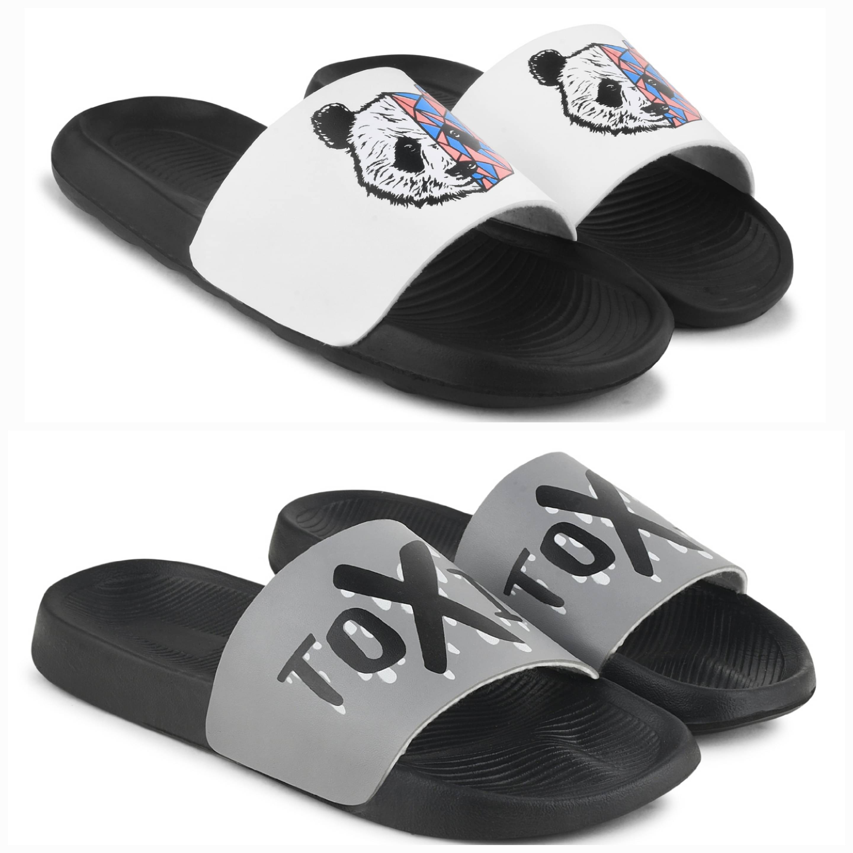     			PERY PAO Multi Color Men's Combo Slipper