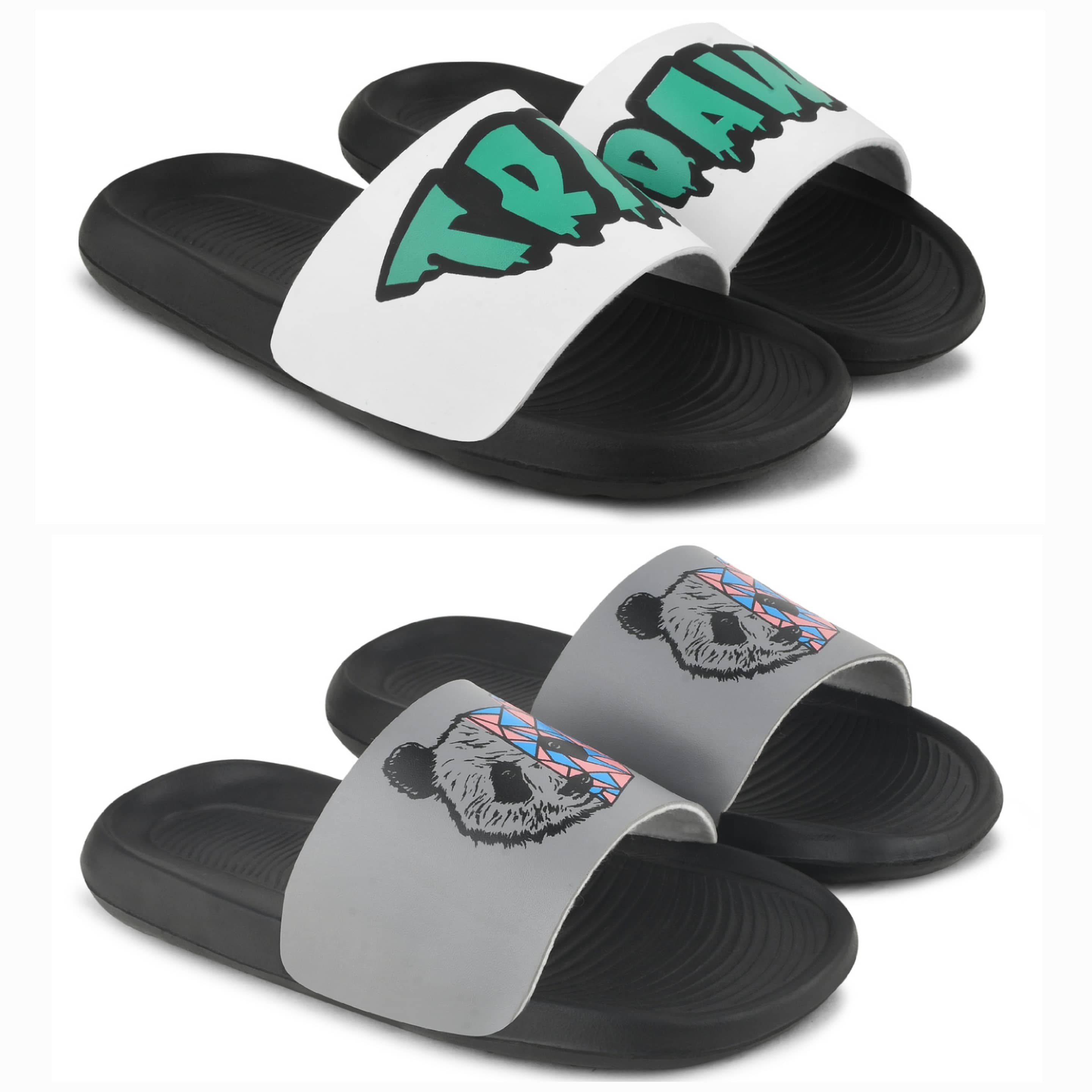 PERY PAO Multi Color Men's Combo Slipper