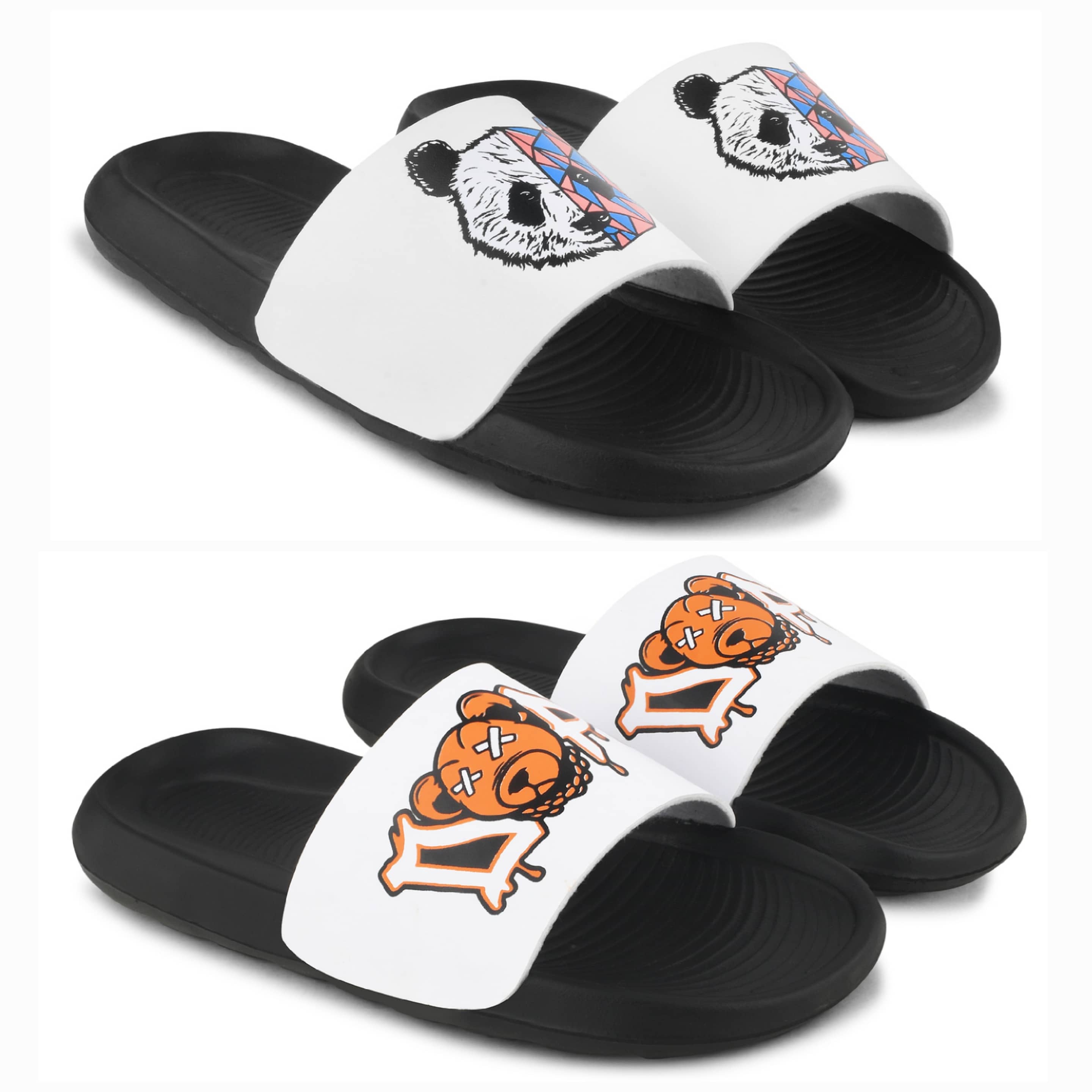 PERY PAO Multi Color Men's Combo Slipper