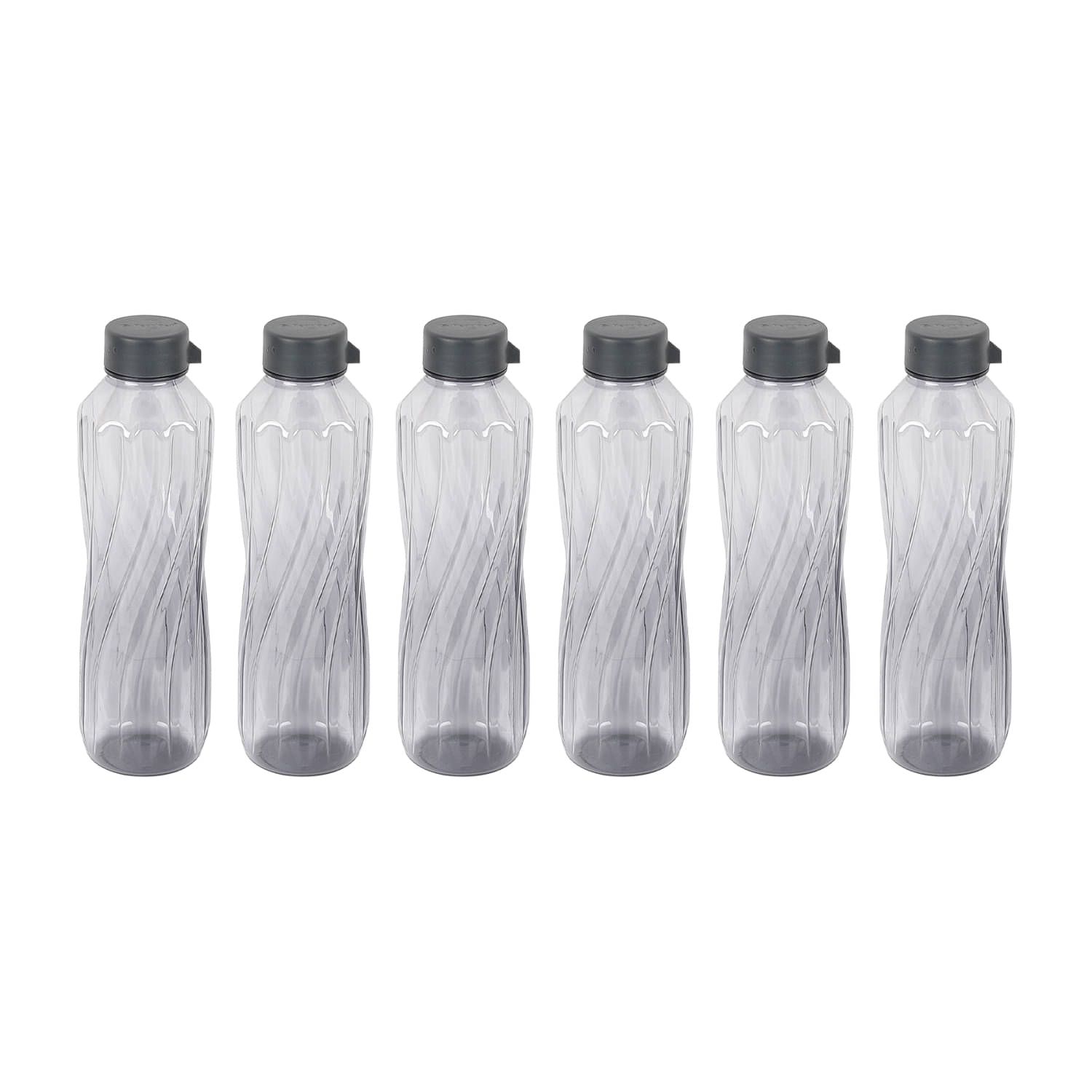     			PearlPet Lehar-1000ml Grey PET Water Bottle 1000 mL ( 6 )