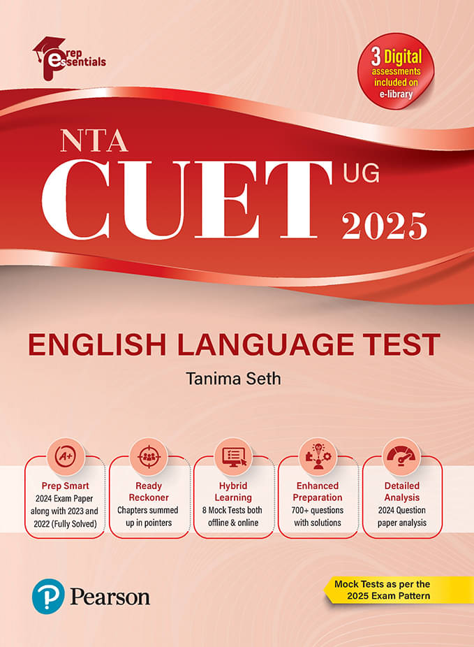     			Prep Essentials NTA CUET (UG) English Language Test - 2025 | Mock Tests As Per the 2025 Exam Pattern | 2024 Exam Paper Along With 2023 and 2022 (Fully-Solved)