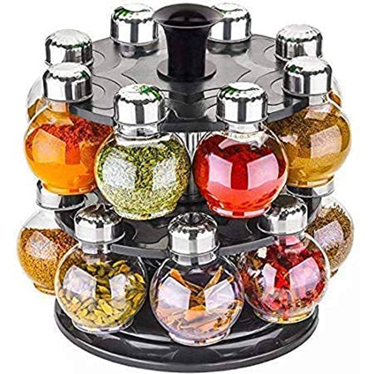Seville Classics Plastic Multicolor Spice Container ( Set of 1 ) Seville Classics Plastic Multicolor Spice Container ( Set of 1 )
