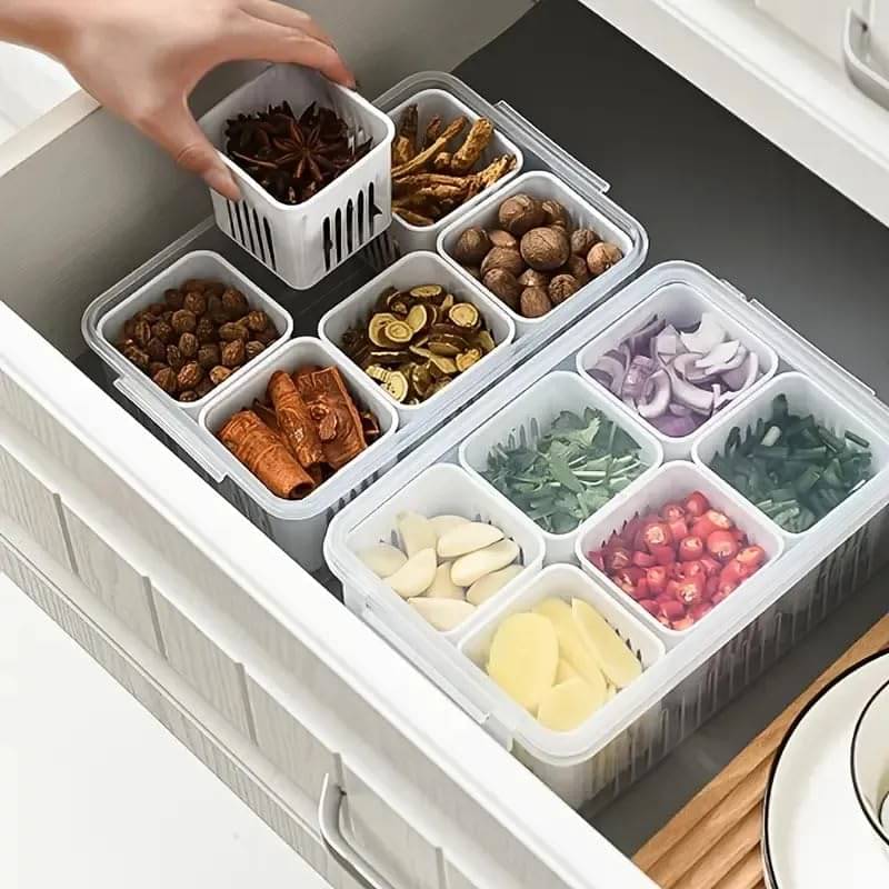 Stysol Fridge Container Plastic White Multi-Purpose Container ( Set of 2 ) Stysol Fridge Container Plastic White Multi-Purpose Container ( Set of 2 )