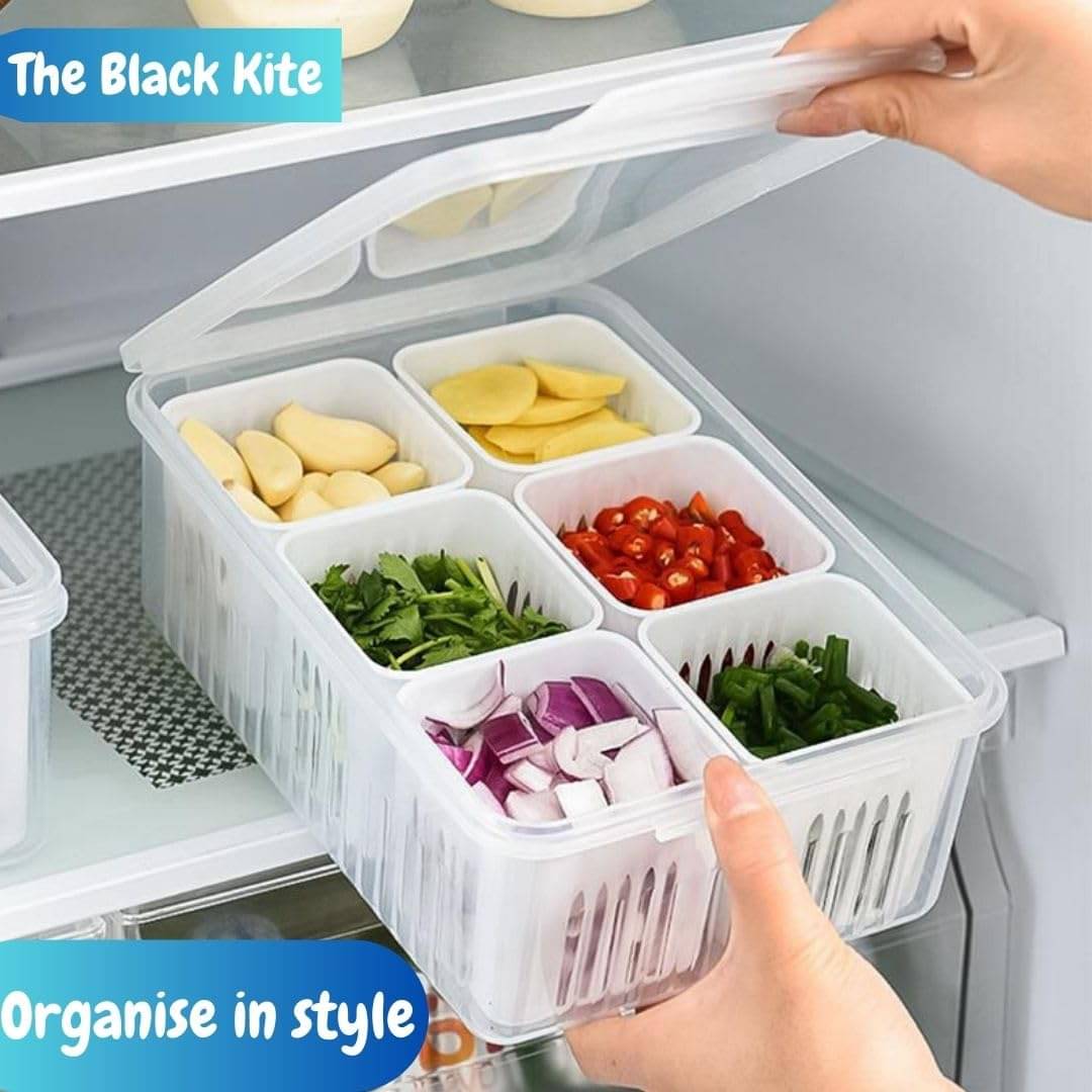 Stysol Fridge Container Plastic White Multi-Purpose Container ( Set of 1 ) Stysol Fridge Container Plastic White Multi-Purpose Container ( Set of 1 )