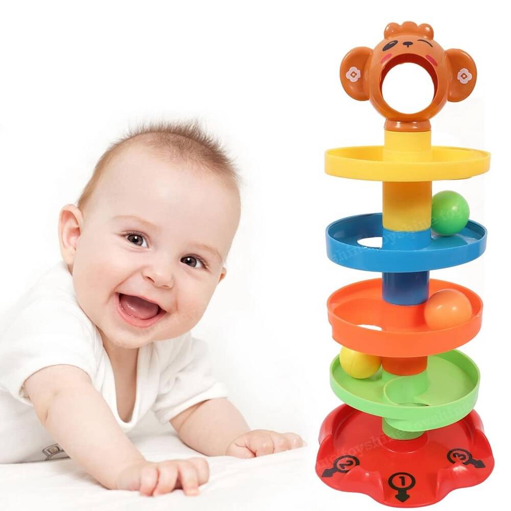 Stysol Roll Ball 5 Layer Ball Drop and Roll Swirling Tower for Baby and Toddler Development Educational Toys Stack Drop and Go Ball Ramp 3 Spinning Toy Stysol Roll Ball 5 Layer Ball Drop and Roll Swirling Tower for Baby and Toddler Development Educational Toys Stack Drop and Go Ball Ramp 3 Spinning Toy