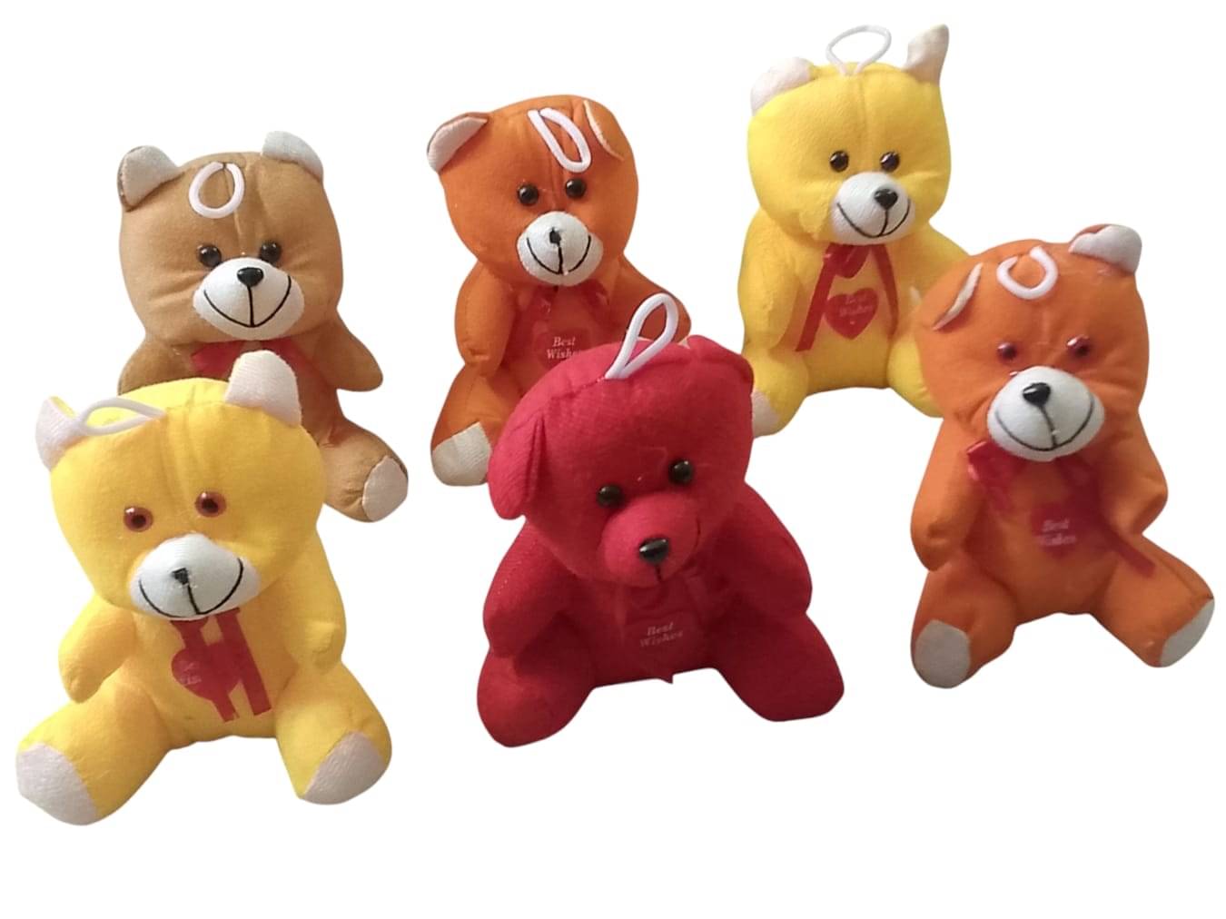     			TEDDY BEAR Combo (Pack of 6 )Soft Toys – Lightweight for Kids ,Gift - 15 cm