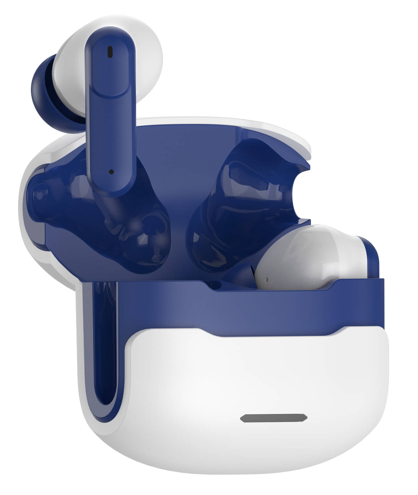     			VEhop AIRBUDS LOW LATENCY Bluetooth True Wireless (TWS) In Ear 35 Hours Playback Powerfull bass,Fast charging IPX4(Splash & Sweat Proof) Blue