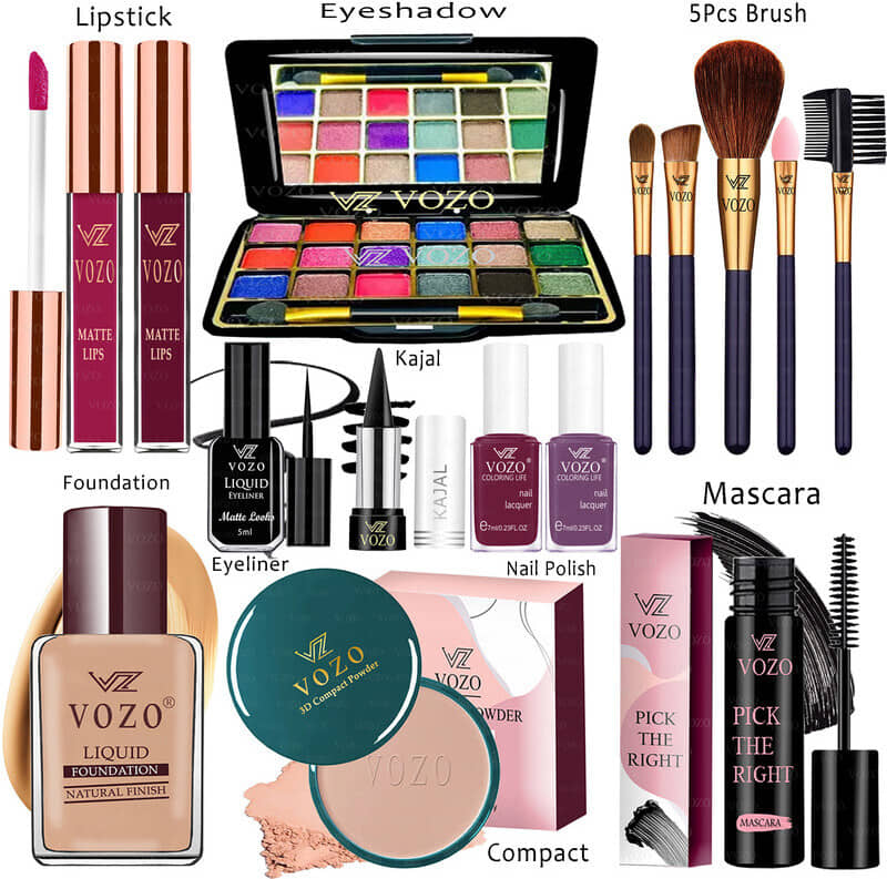 VOZO Makeup Kit ( Lipstick, Nail Polish, etc )
