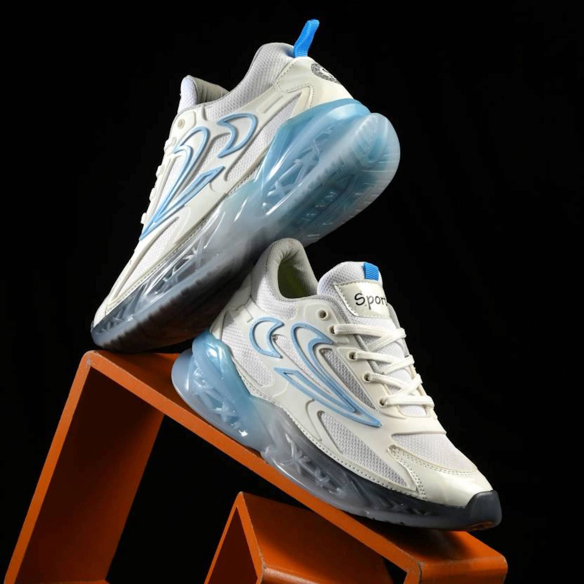 WOYAK Sports Shoes White Men's Sports Running Shoes - Sports Shoes | Buy online on ZillyBuy