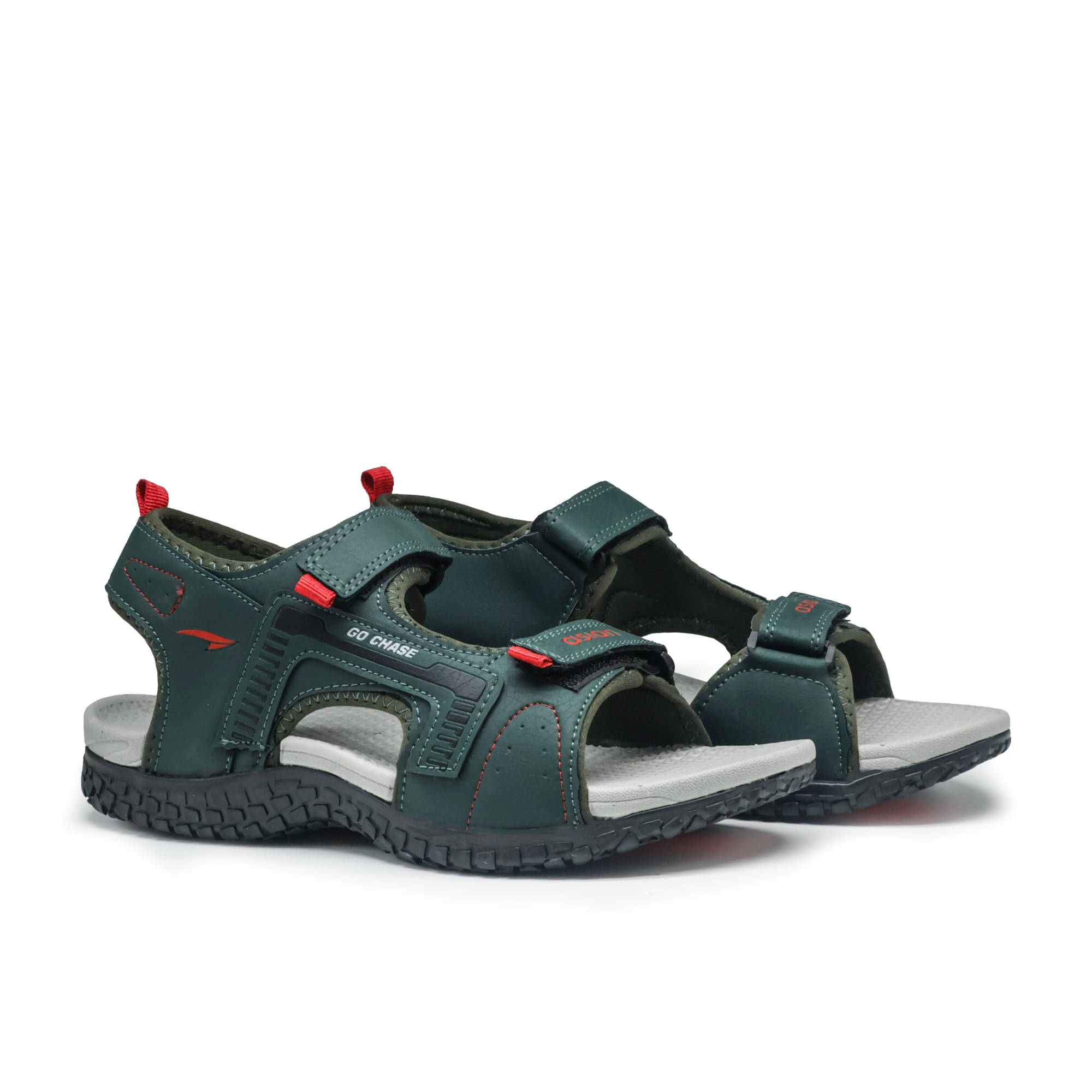     			ASIAN - Green Men's Floater Sandals