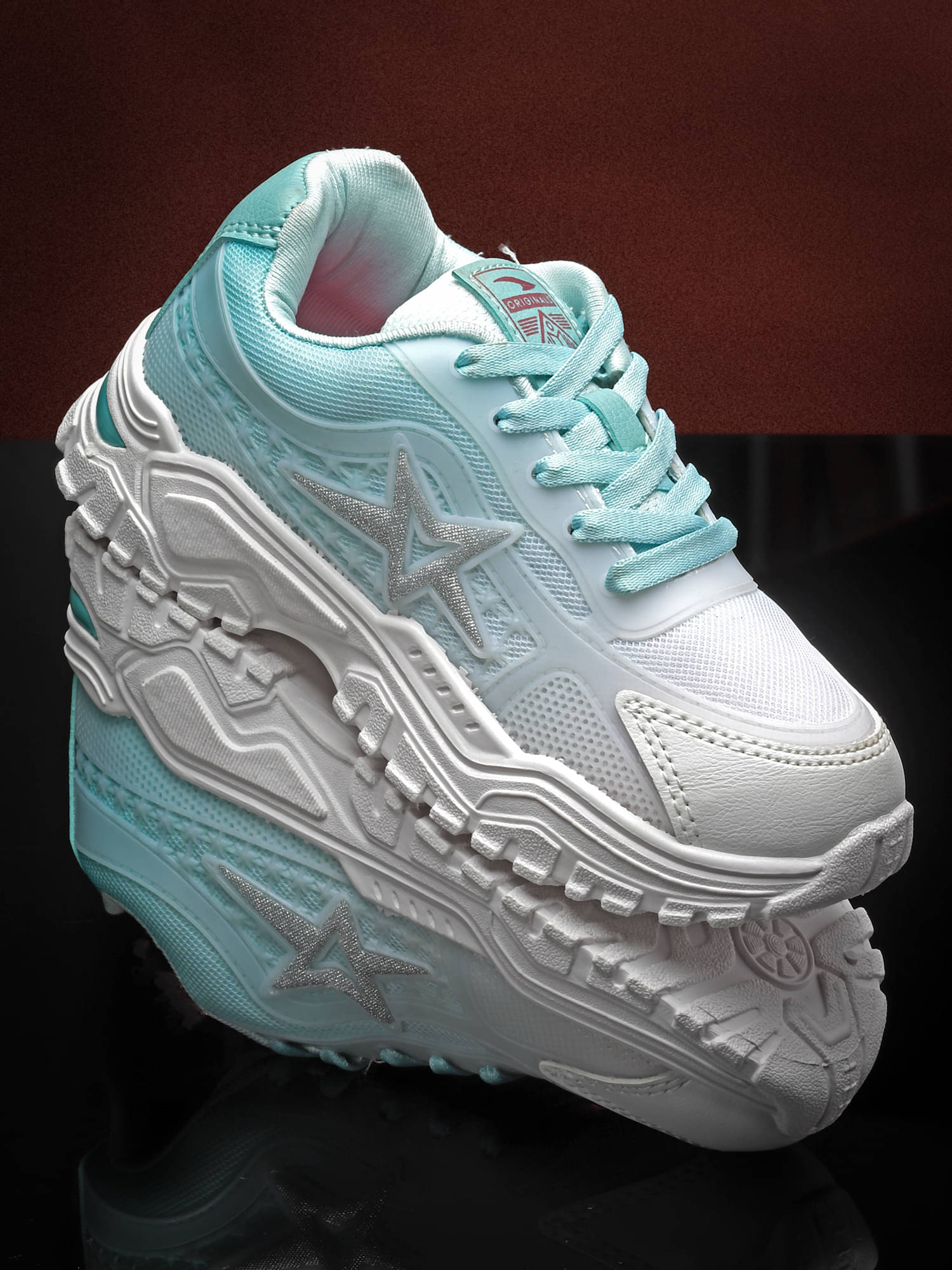     			ASIAN Sea Green Women's Korean Shoes