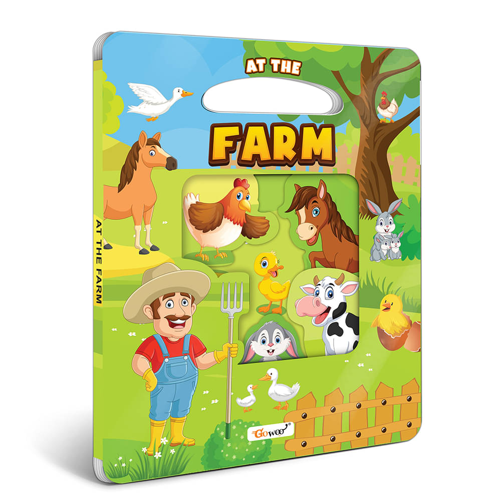 At the Farm Window Cut Board Book : Picture Book for Children, Educations Board Book for kids, Toddler Learning Books, Die Cut Board Book     			At the Farm Window Cut Board Book : Picture Book for Children, Educations Board Book for kids, Toddler Learning Books, Die Cut Board Book
