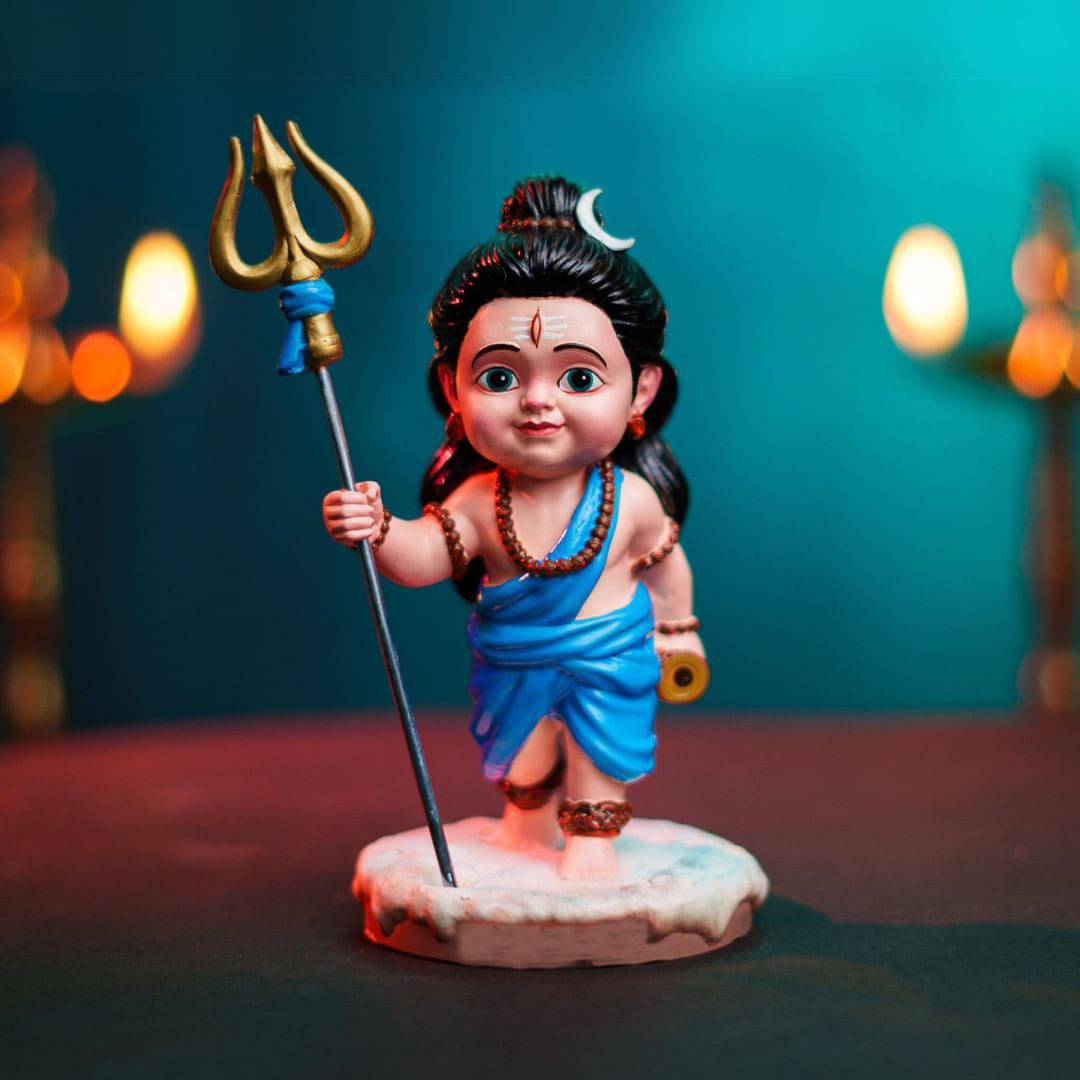     			Awesome Craft Resin Lord Shiva Idol ( 11 cm )