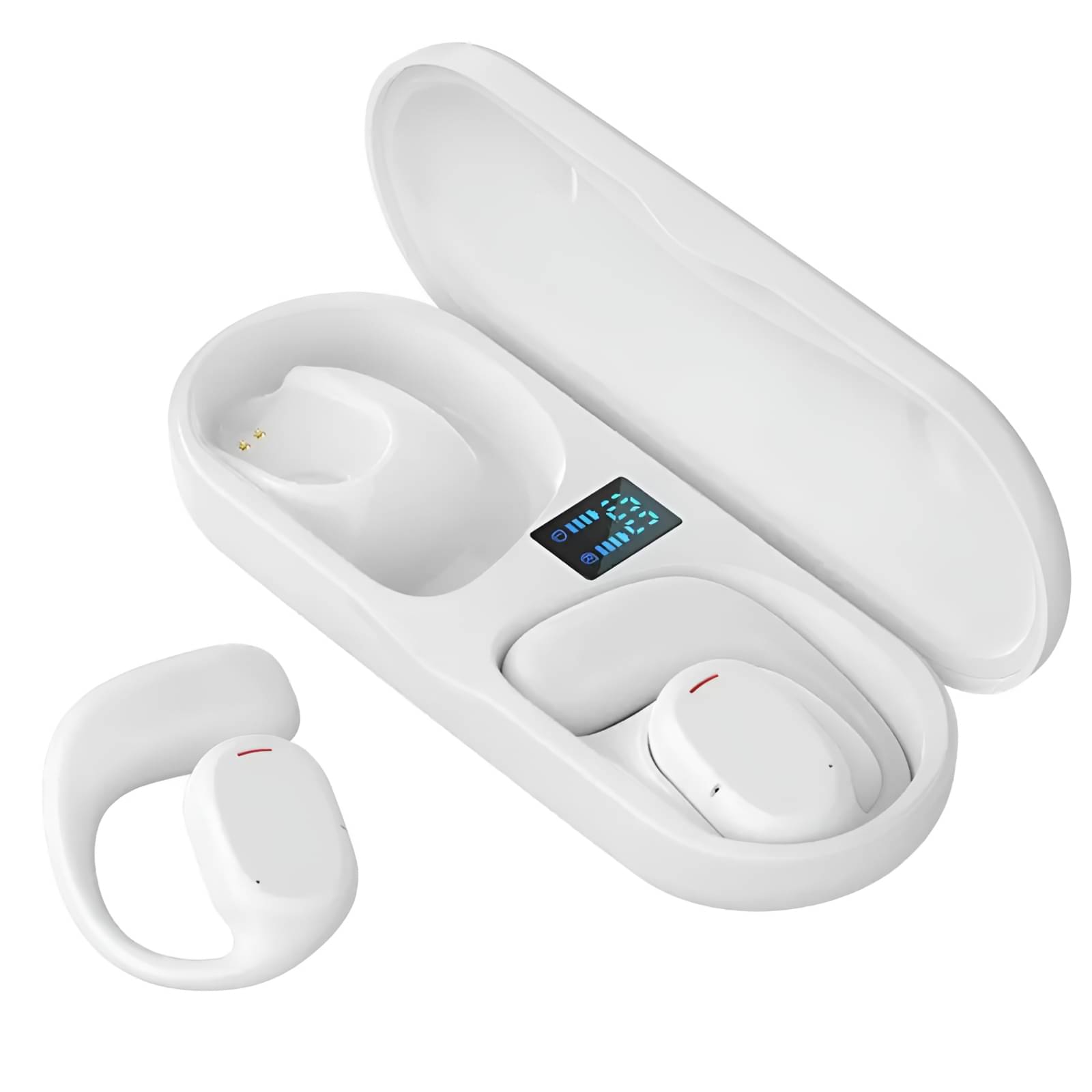     			COREGENIX JS270 Bluetooth True Wireless (TWS) On Ear 30 Hours Playback Low Latency,Powerfull bass IPX5(Splash & Sweat Proof) White