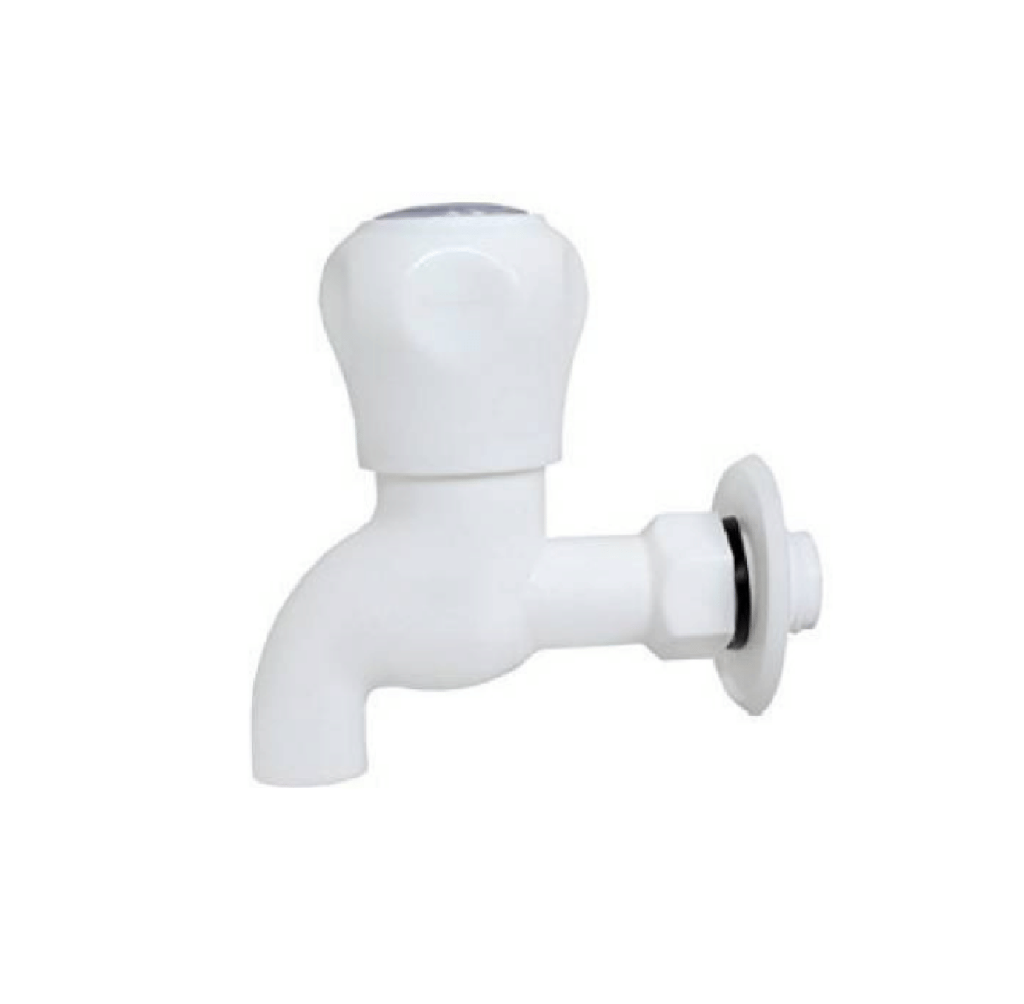 COSWARE Prince White PVC Bib Cock Tap - 1 PCS Plastic (ABS) Bathroom Tap (Bib Cock) COSWARE Prince White PVC Bib Cock Tap - 1 PCS Plastic (ABS) Bathroom Tap (Bib Cock)
